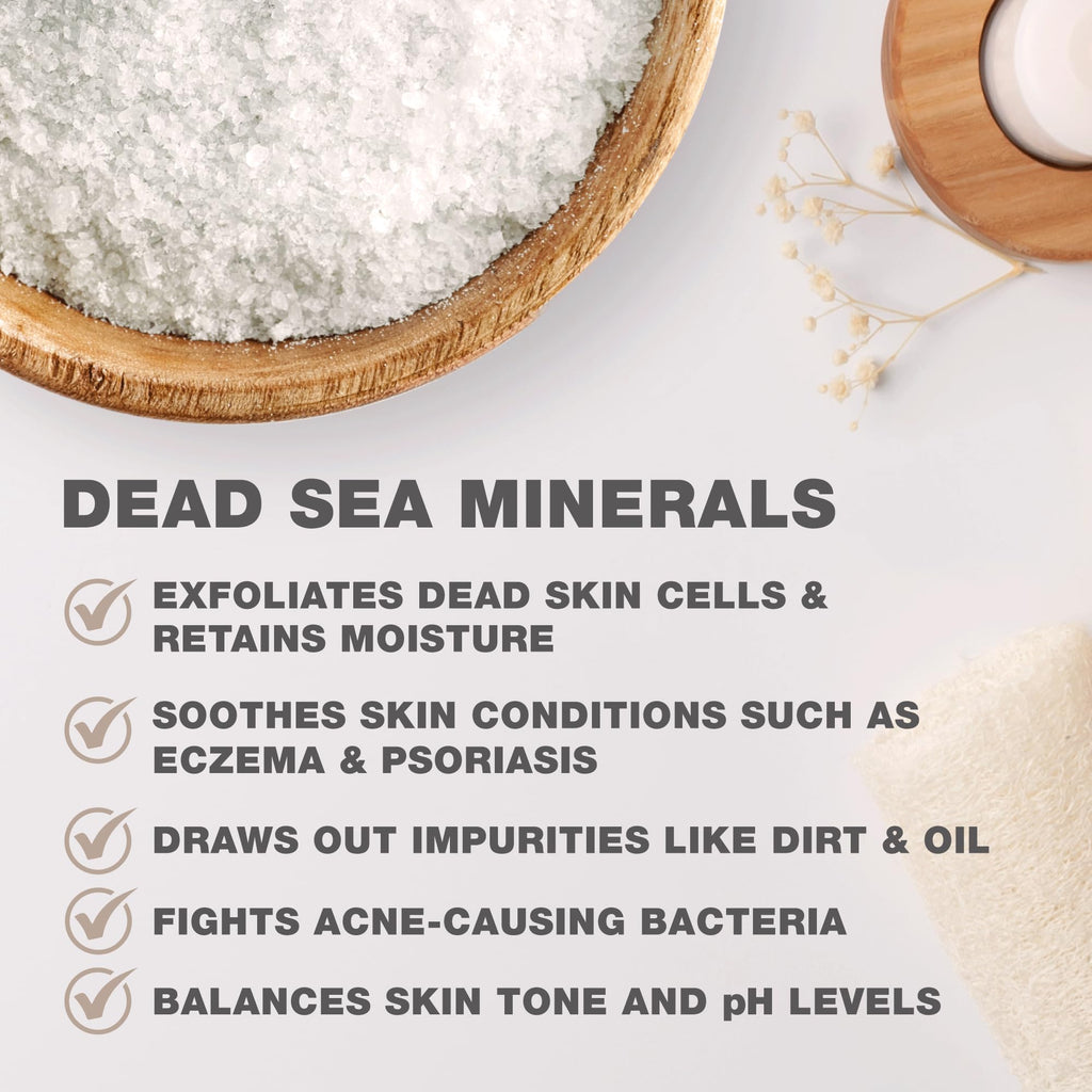One With Nature Dead Sea Salt Bath with Eucalyptus – 6x2.5oz Pack
