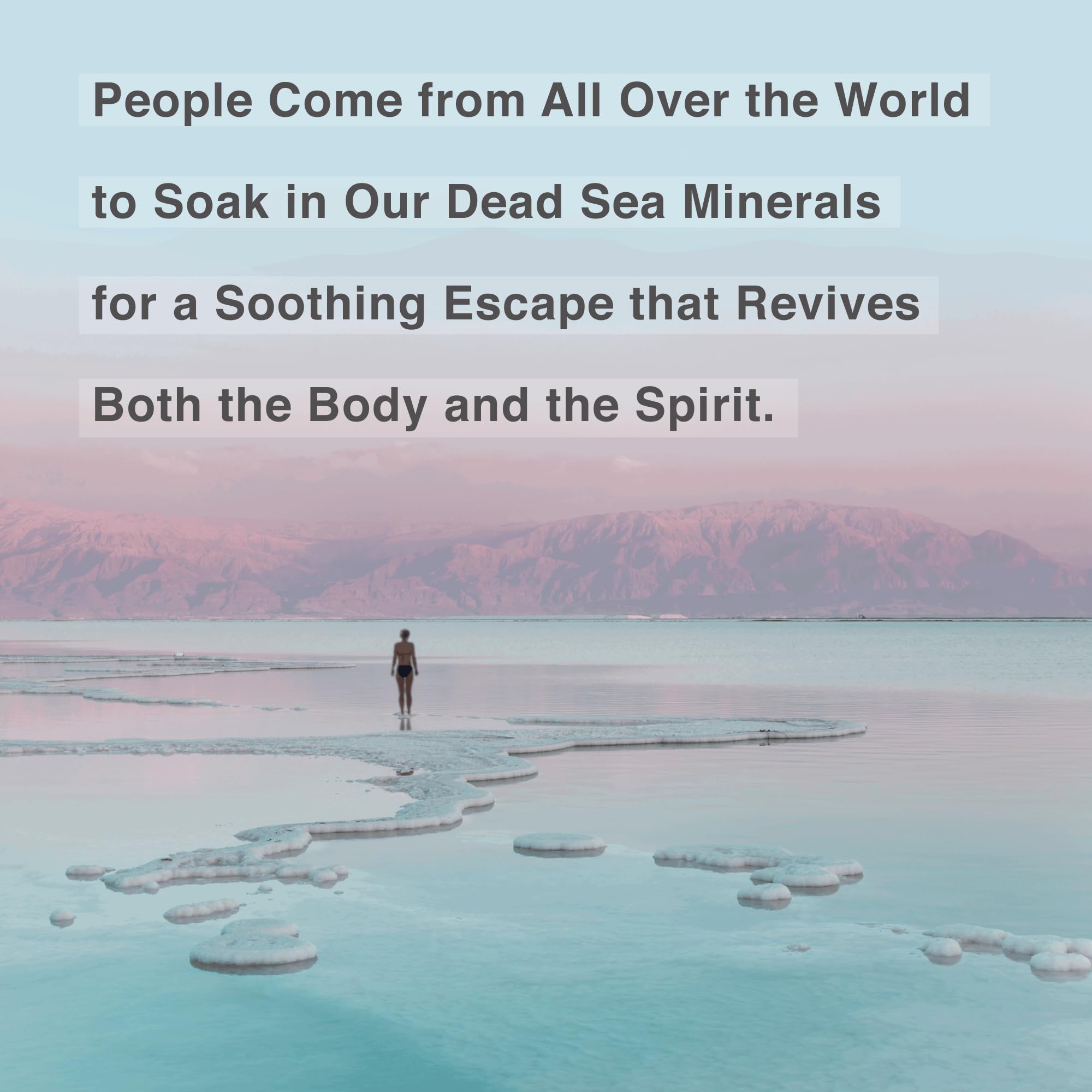 One With Nature Dead Sea Salt Bath with Eucalyptus – 6x2.5oz Pack