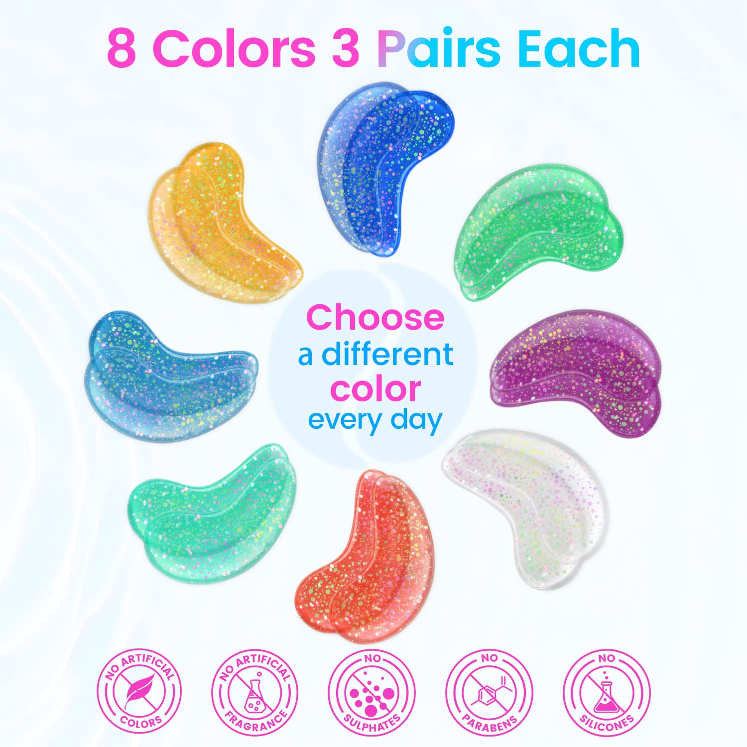 Onespring Eye Masks (48 Pairs) – Undereye Patches for Puffiness, Dark Circles, Wrinkles