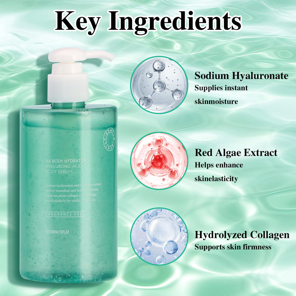ONRSV Body Hydrator Hyaluronic Acid Serum — Deep Moisture, Fragrance-Free, 386ml