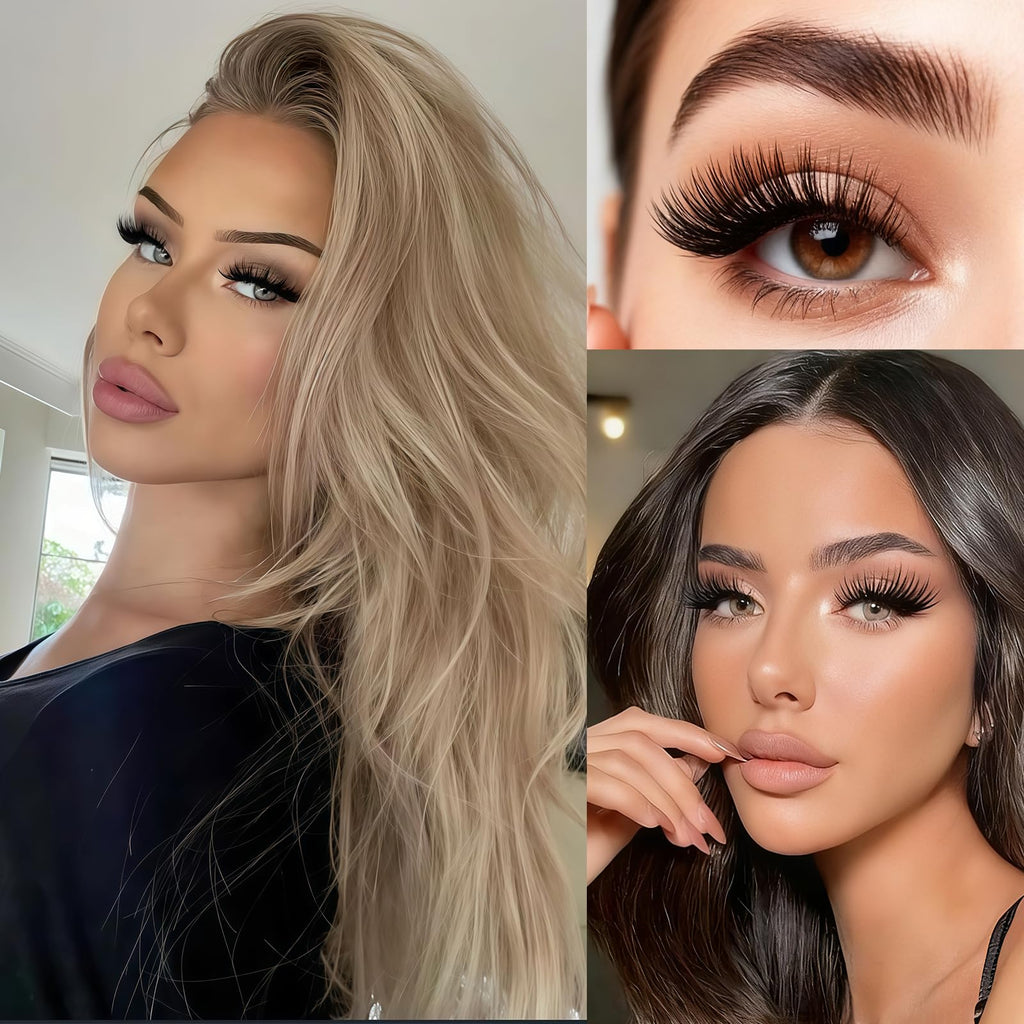 OOPPOO Manga Lash Clusters – 392 Pcs Fluffy 150D+150D D Curl Volume Lash Extensions 10-18mm