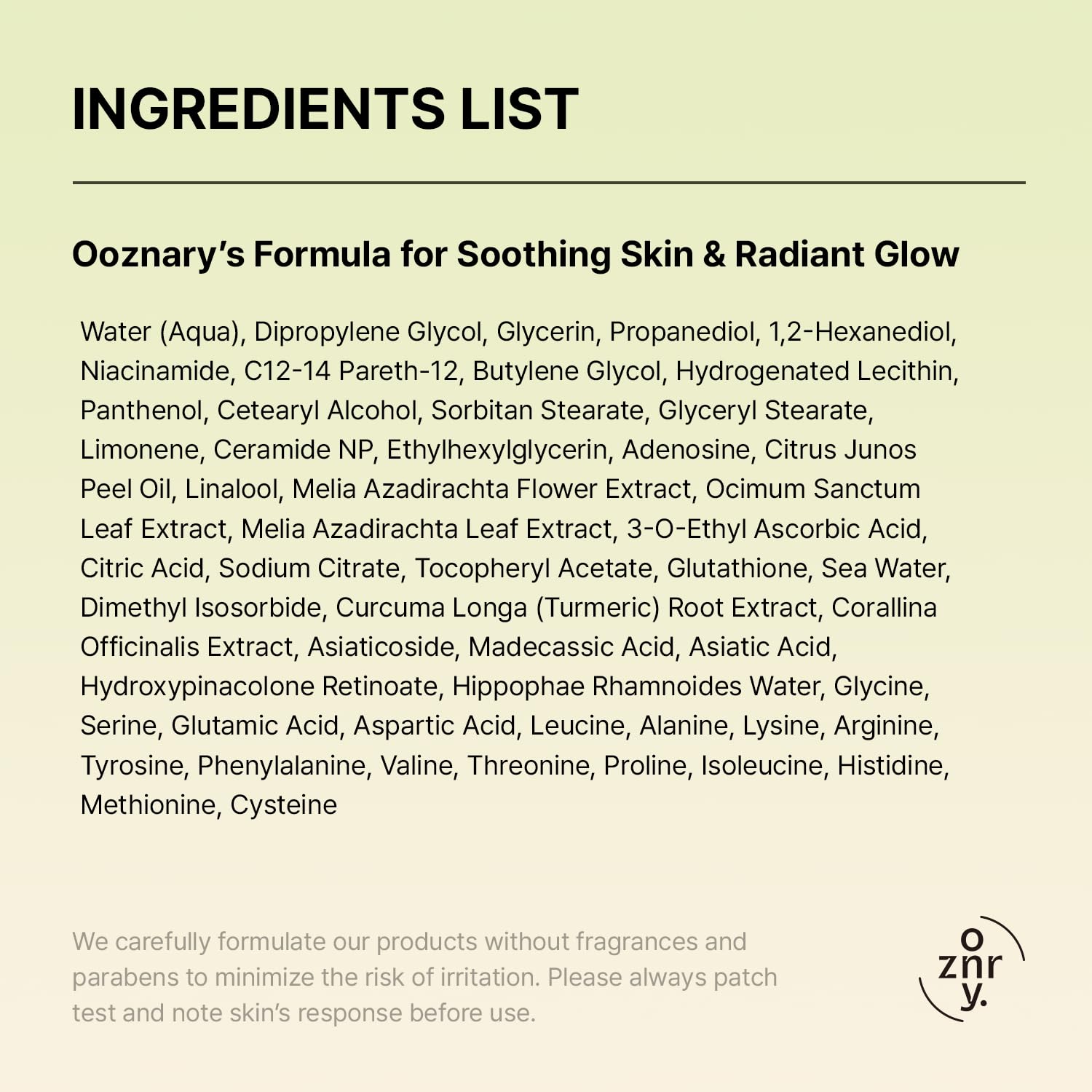 OOZNARY Vita 3 Aurora Toner – Vitamin ACE, Triple Centella & Sea Buckthorn for Radiant Glow