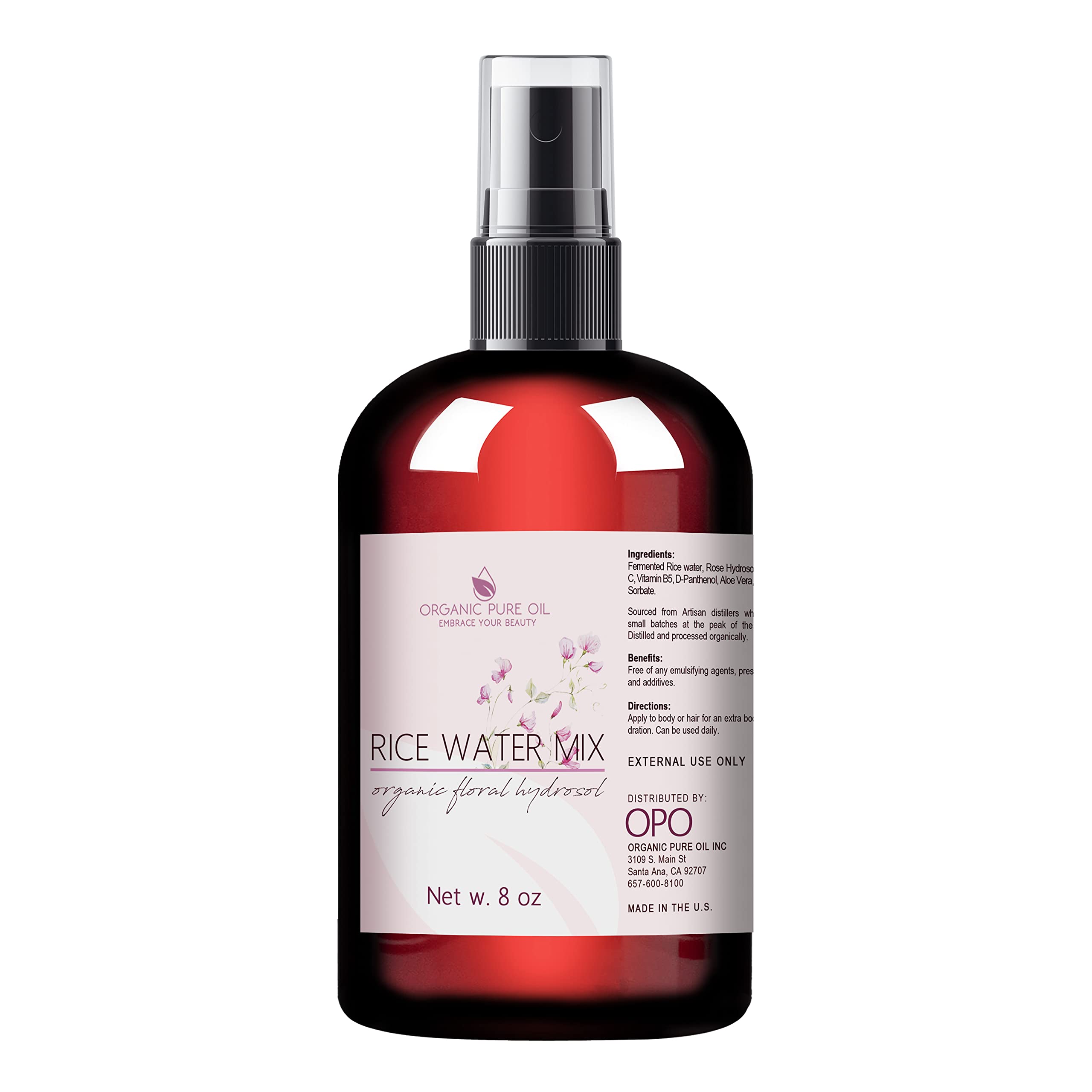 OPO Rice Water Hair Growth Mixture – 100% Natural Extra Strength Herbal Spray