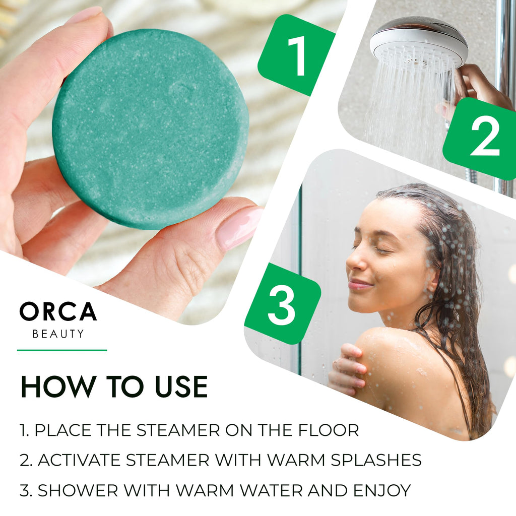 Orca Beauty Shower Steamer Aromatherapy – Soothe 18pc Gift Set
