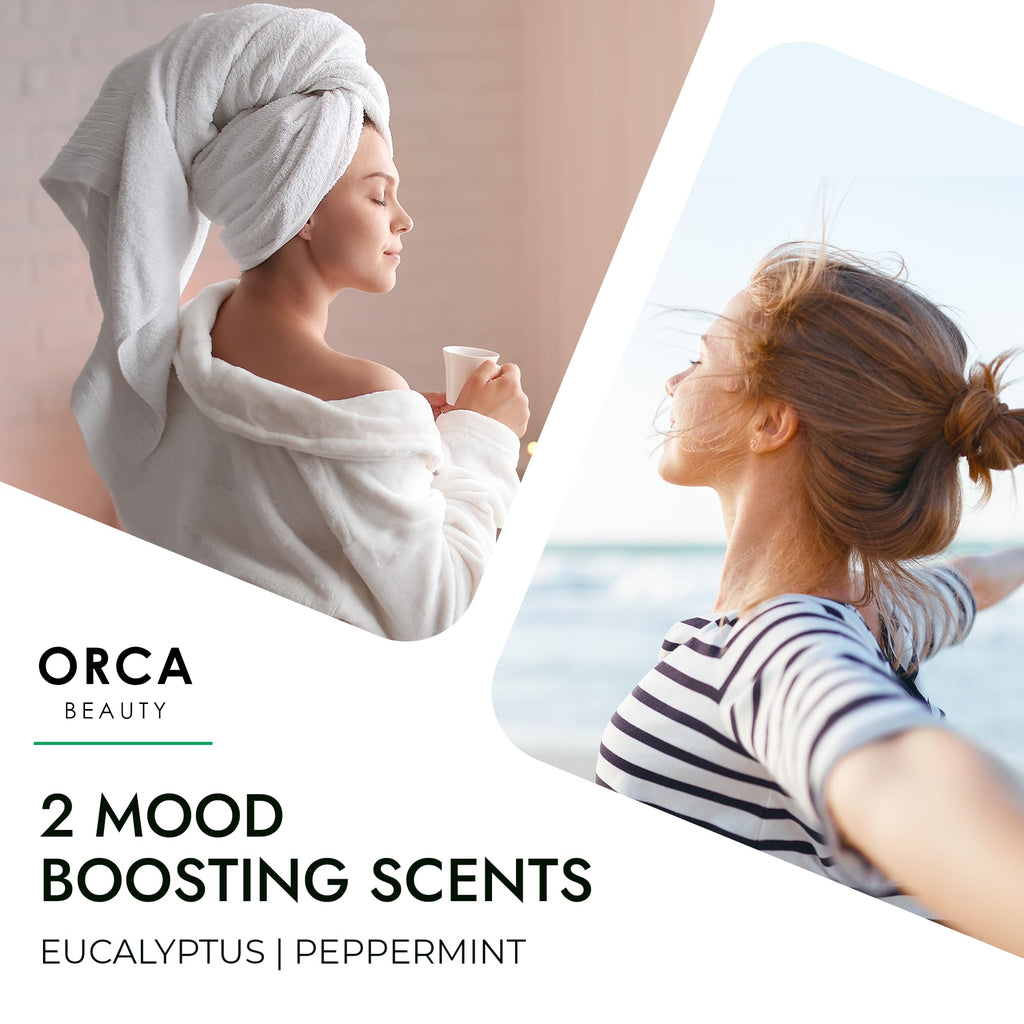 Orca Beauty Shower Steamer Aromatherapy – Soothe 18pc Gift Set