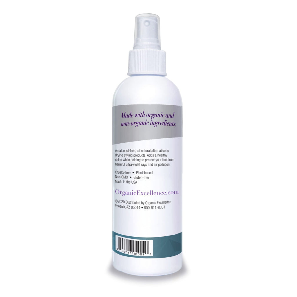 Organic Excellence Wild Mint Styling Spray – Alcohol-Free, pH Neutral, 8 oz