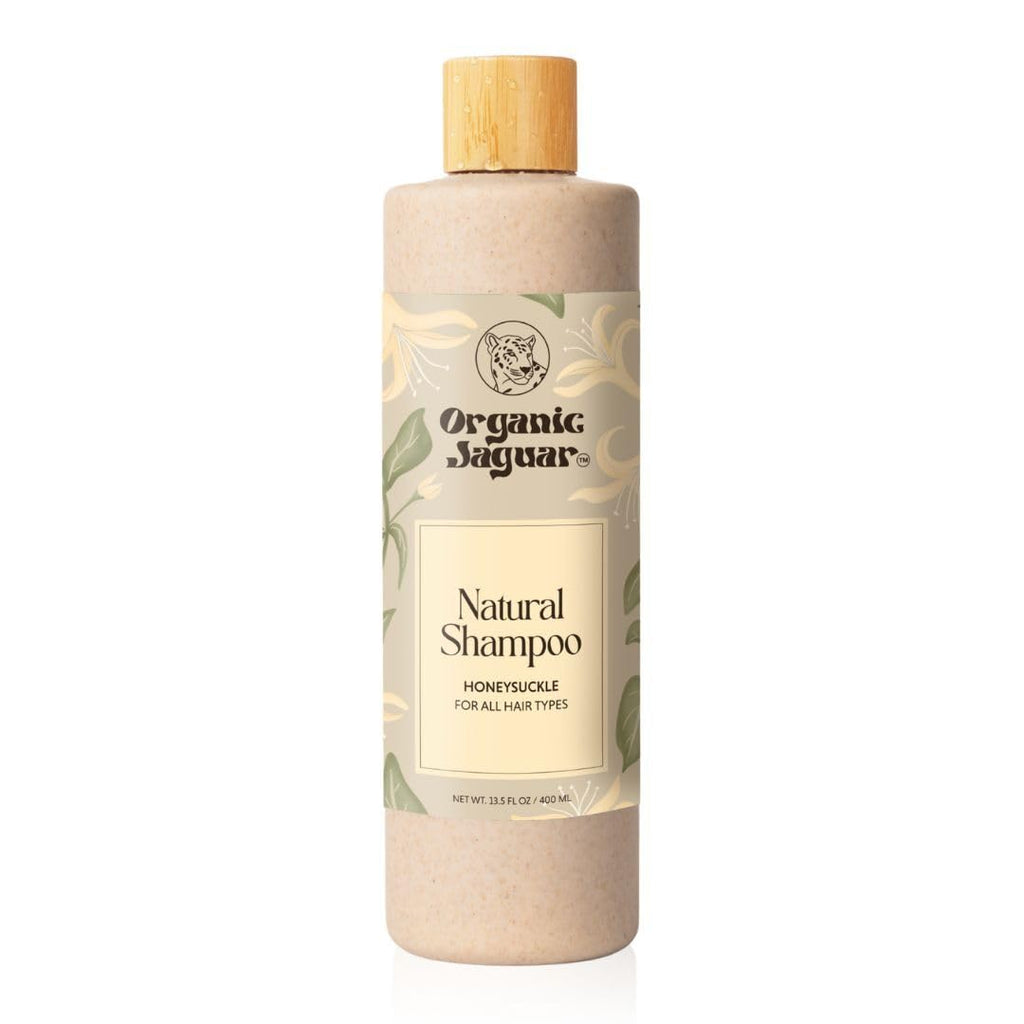 Organic Jaguar Natural Shampoo – Sulfate-Free Castor Oil & Honeysuckle, 13.5 fl oz
