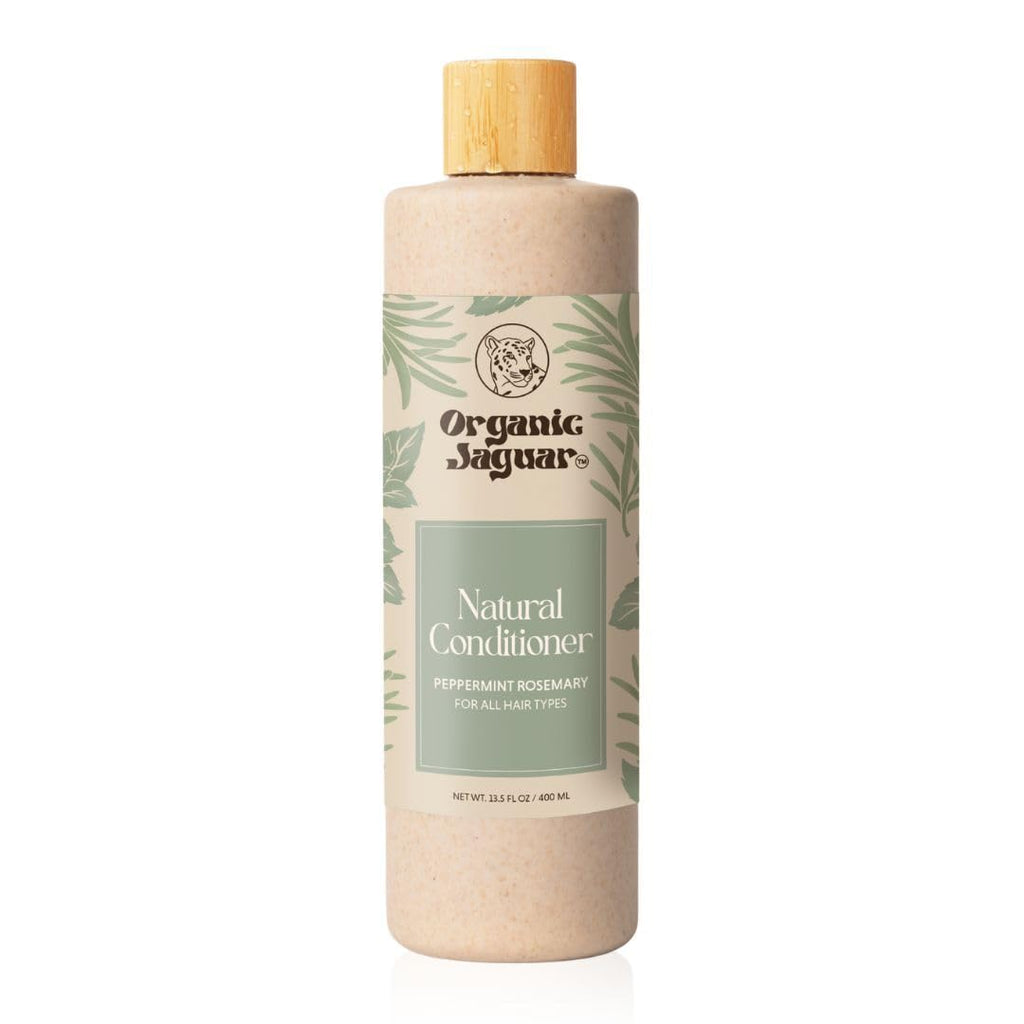 Organic Jaguar All Natural Peppermint Rosemary Conditioner – Sulfate Free, Vitamin E, Castor & Argan Oils, 13.5 fl oz