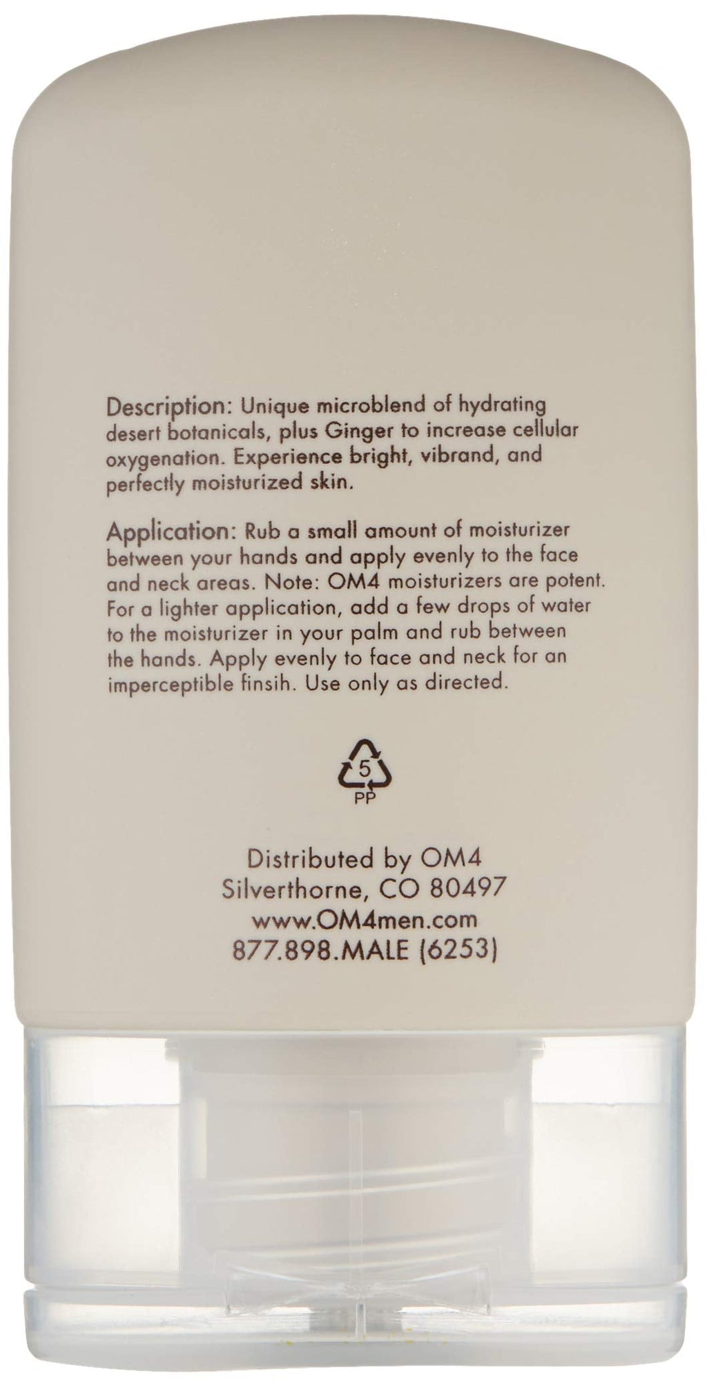 Organic Male OM4 Dry Step 4: Thirst-Quenching Moisture Complex for Men with Normal to Dry Skin