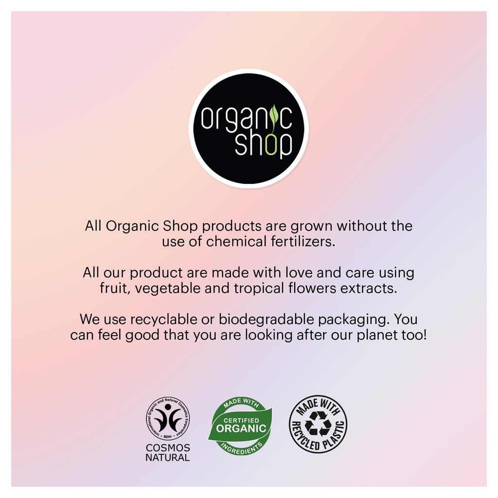 Organic Shop Avocado Repairing Shampoo & Conditioner – Hydrate Dry Hair, Vegan, Paraben & Sulfate Free, COSMOS Natural (Pack of 2)
