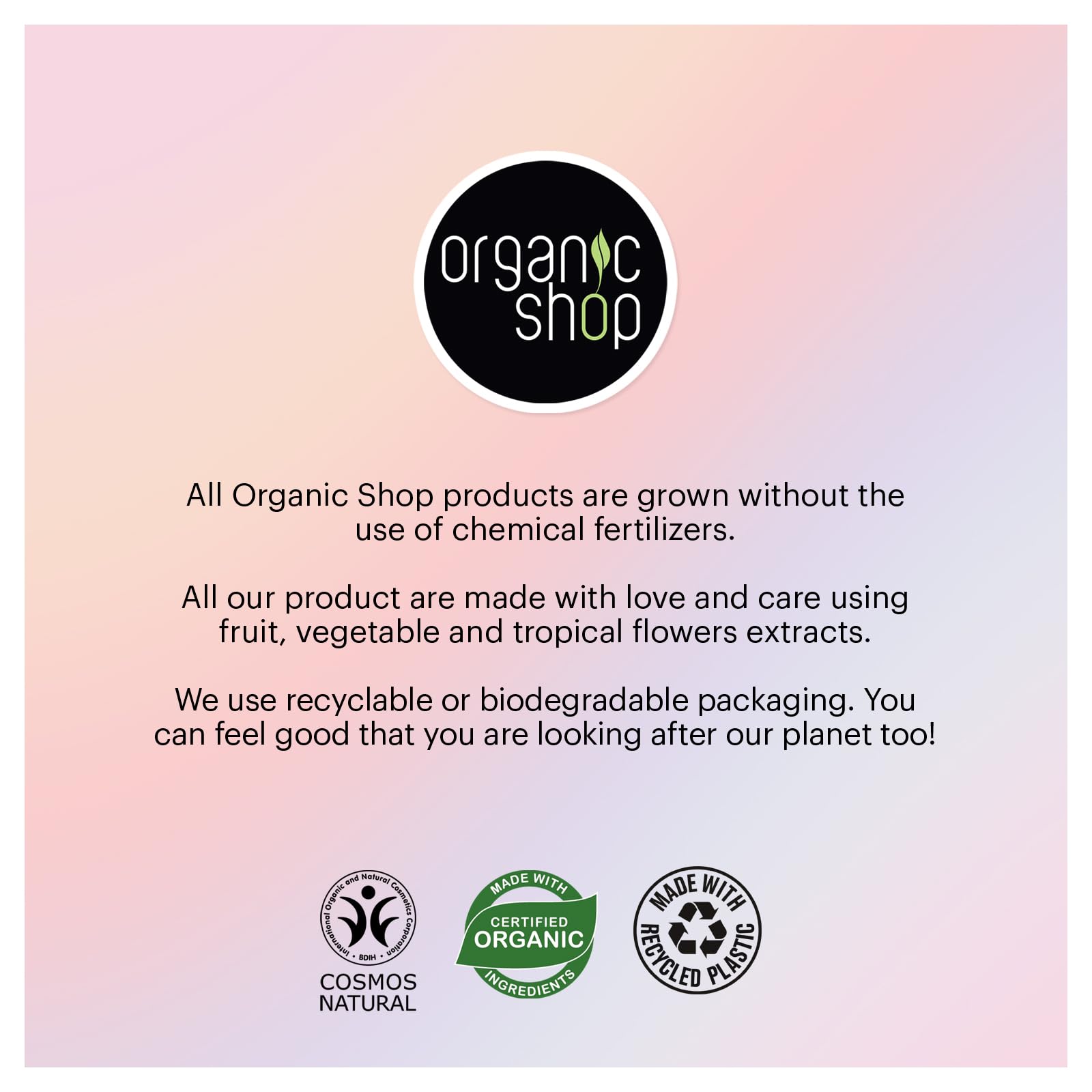 Organic Shop Avocado Repairing Shampoo & Conditioner – Hydrate Dry Hair, Vegan, Paraben & Sulfate Free, COSMOS Natural (Pack of 2)