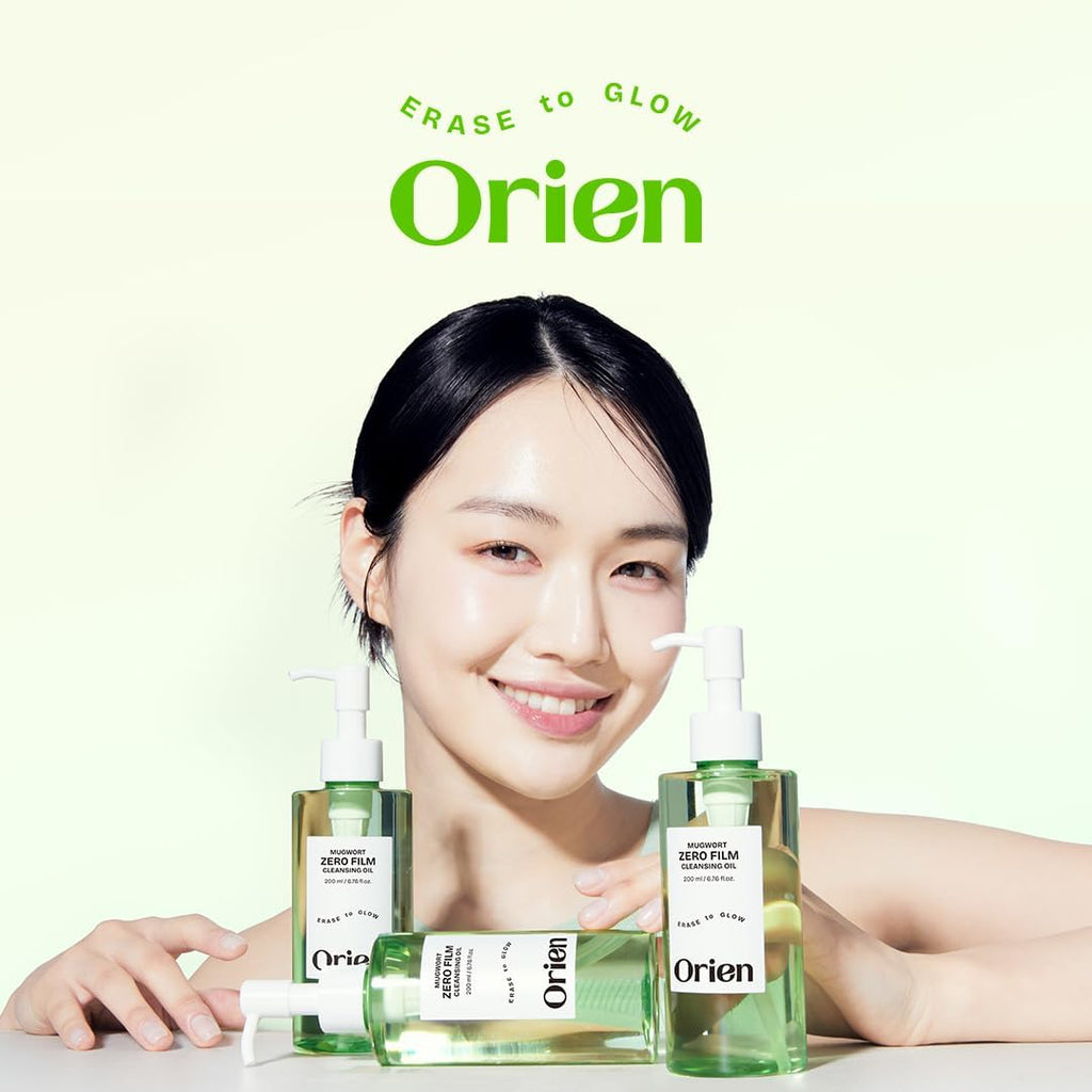 Orien Mugwort Zero Film Cleansing Oil – 6.76 fl oz | Gentle Double Cleansing