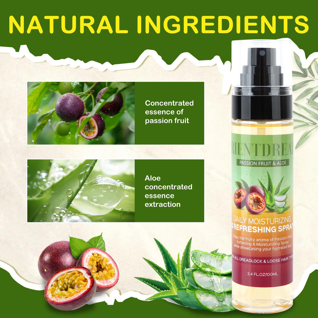 Orientdreads Locs Moisturizing Spray – Passion Fruit Hydration (3.4 oz)