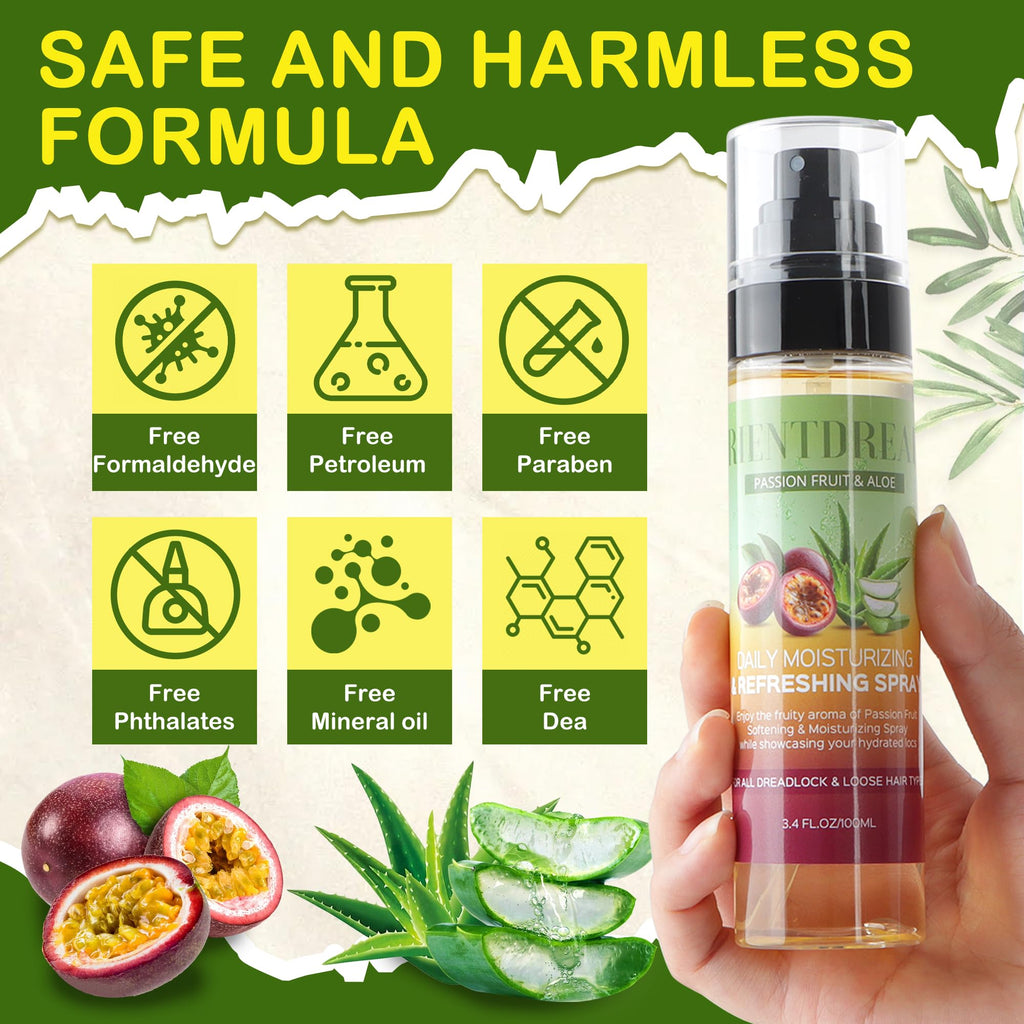 Orientdreads Locs Moisturizing Spray – Passion Fruit Hydration (3.4 oz)