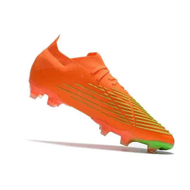 Original 1:1 AD Edge+ FG Football Soccer Shoes White Black Full Knitted High Quality Size 39-45 Men's Football Boots