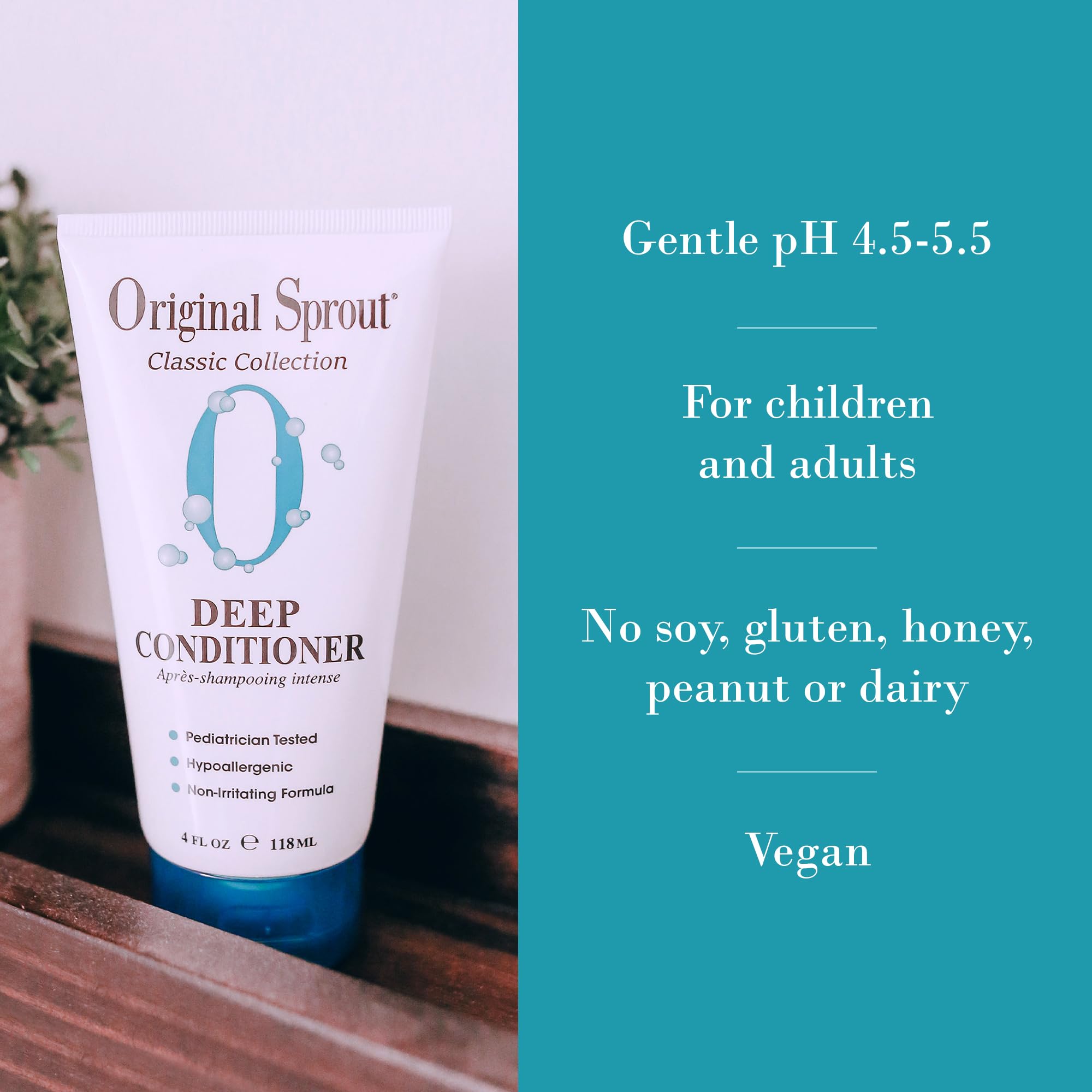 Original Sprout Deep Conditioner – All Hair Types, Vegan, 12 oz Pack of 2