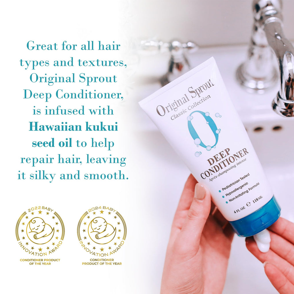 Original Sprout Deep Conditioner – All Hair Types, Vegan, 12 oz Pack of 2