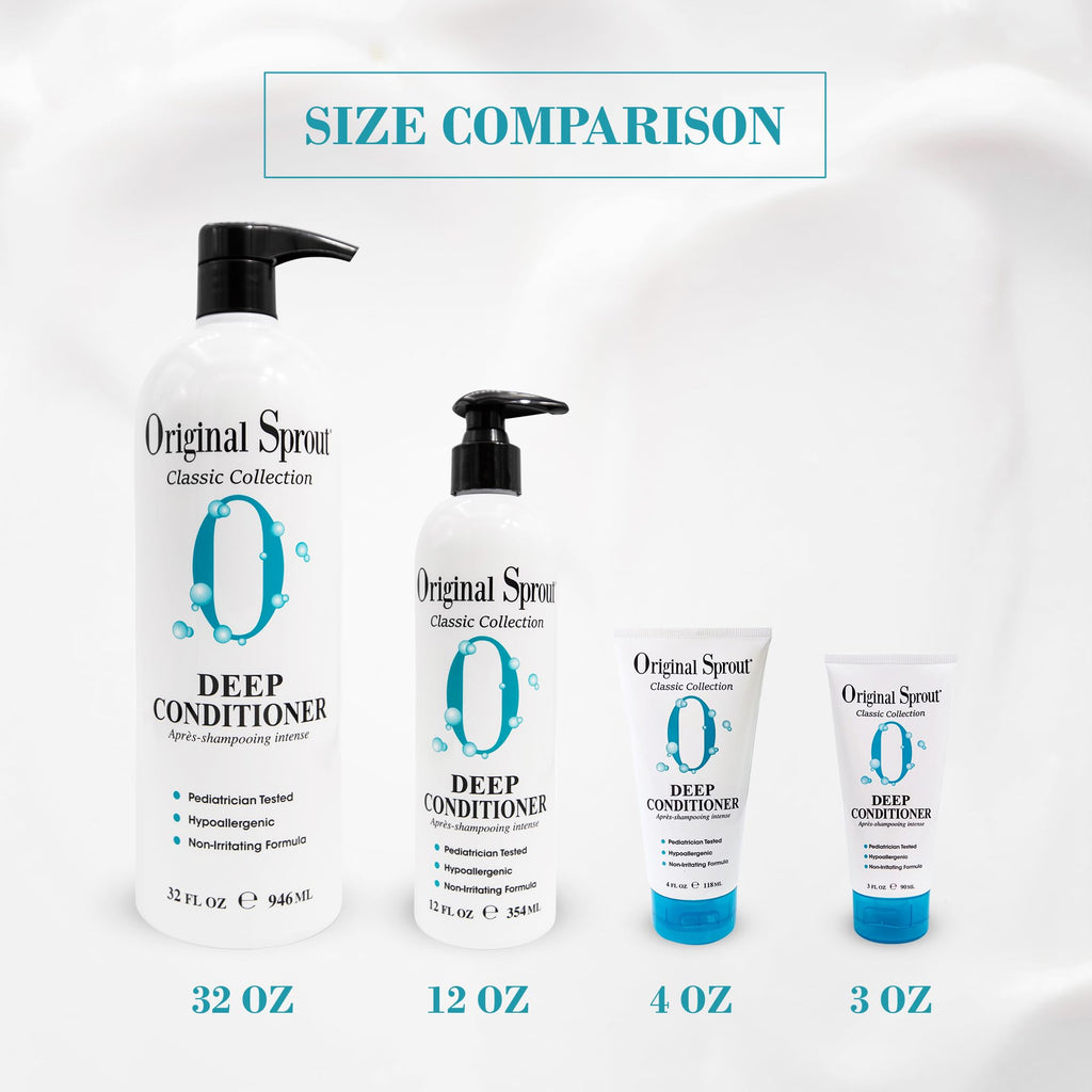 Original Sprout Deep Conditioner – All Hair Types, Vegan, 12 oz Pack of 2