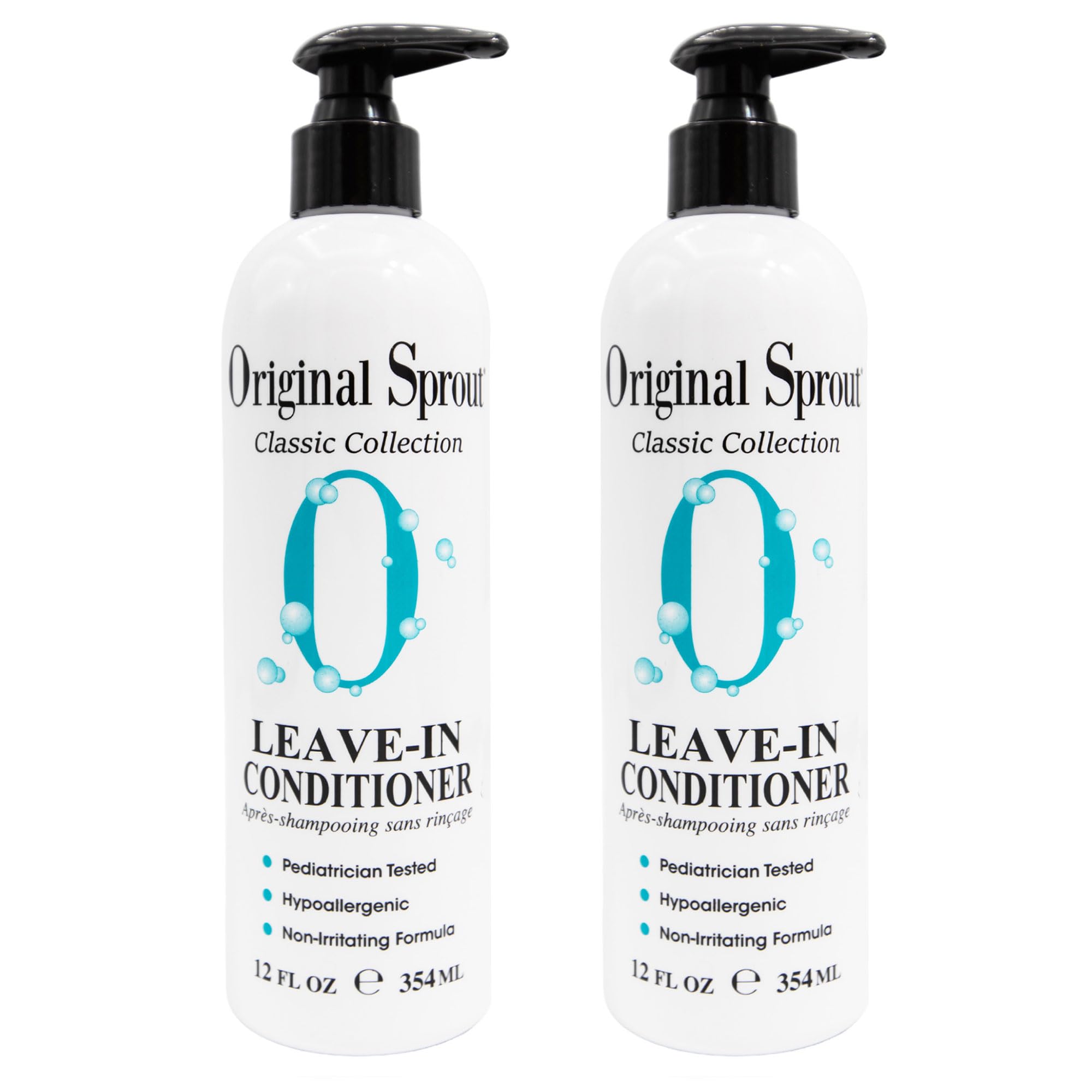 Original Sprout Leave-In Conditioner — Lightweight Detangler for Dry & Damaged Hair (12 oz, 2 Pack)