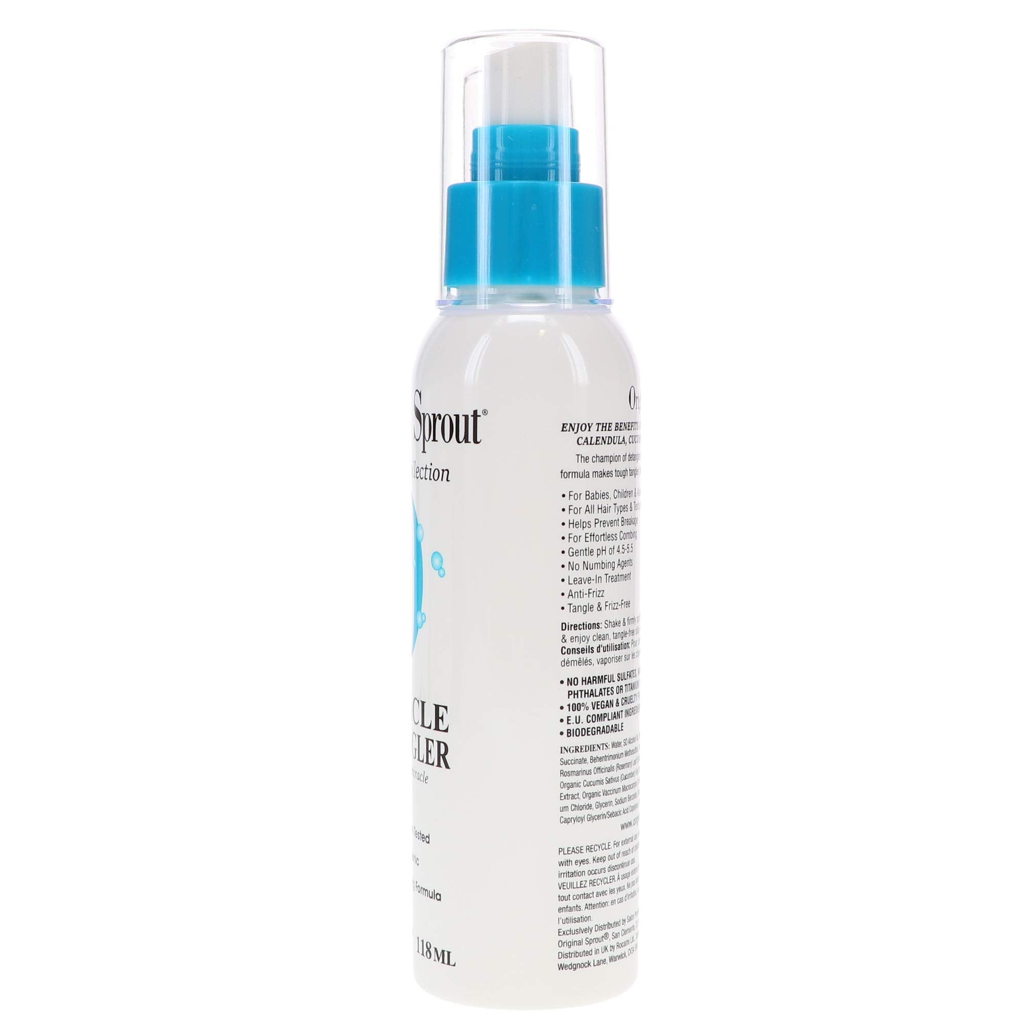 Original Sprout Miracle Detangler – All Hair Moisturizer & Leave-In Spray, 4 oz (2 Pack)