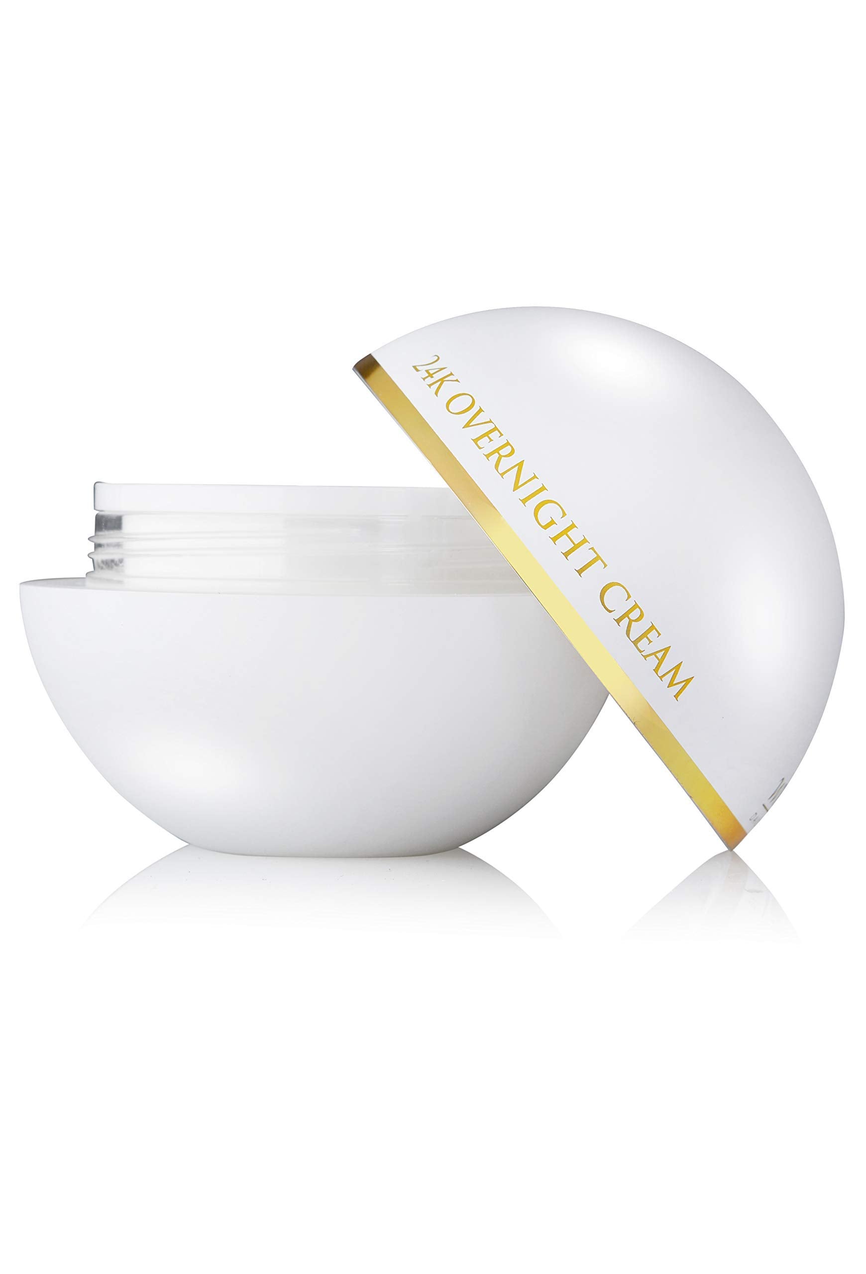 Orogold White Gold 24K Overnight Cream – Deep Hydration Night Moisturizer (1.76 oz)