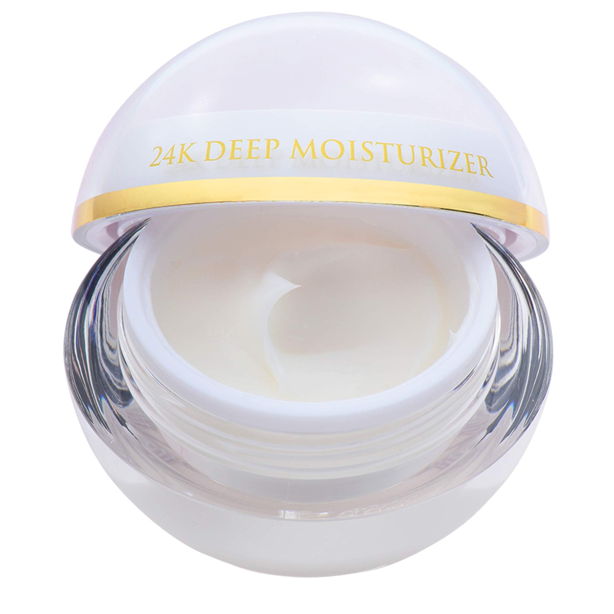 Orogold White Gold Day Moisturizer – 24K Gold Deep Hydration with White Tea, Chamomile, Shea Butter, Vitamin C & E – 1.6 oz