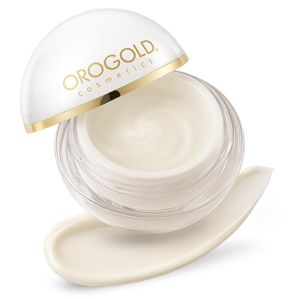 Orogold White Gold Day Moisturizer – 24K Gold Deep Hydration with White Tea, Chamomile, Shea Butter, Vitamin C & E – 1.6 oz