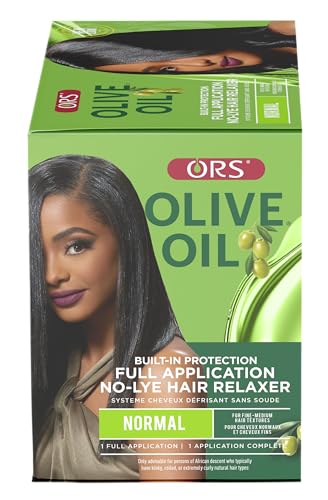 ORS Olive Oil Built-In Protection No-Lye Hair Relaxer — Normal Strength (Pack of 4)