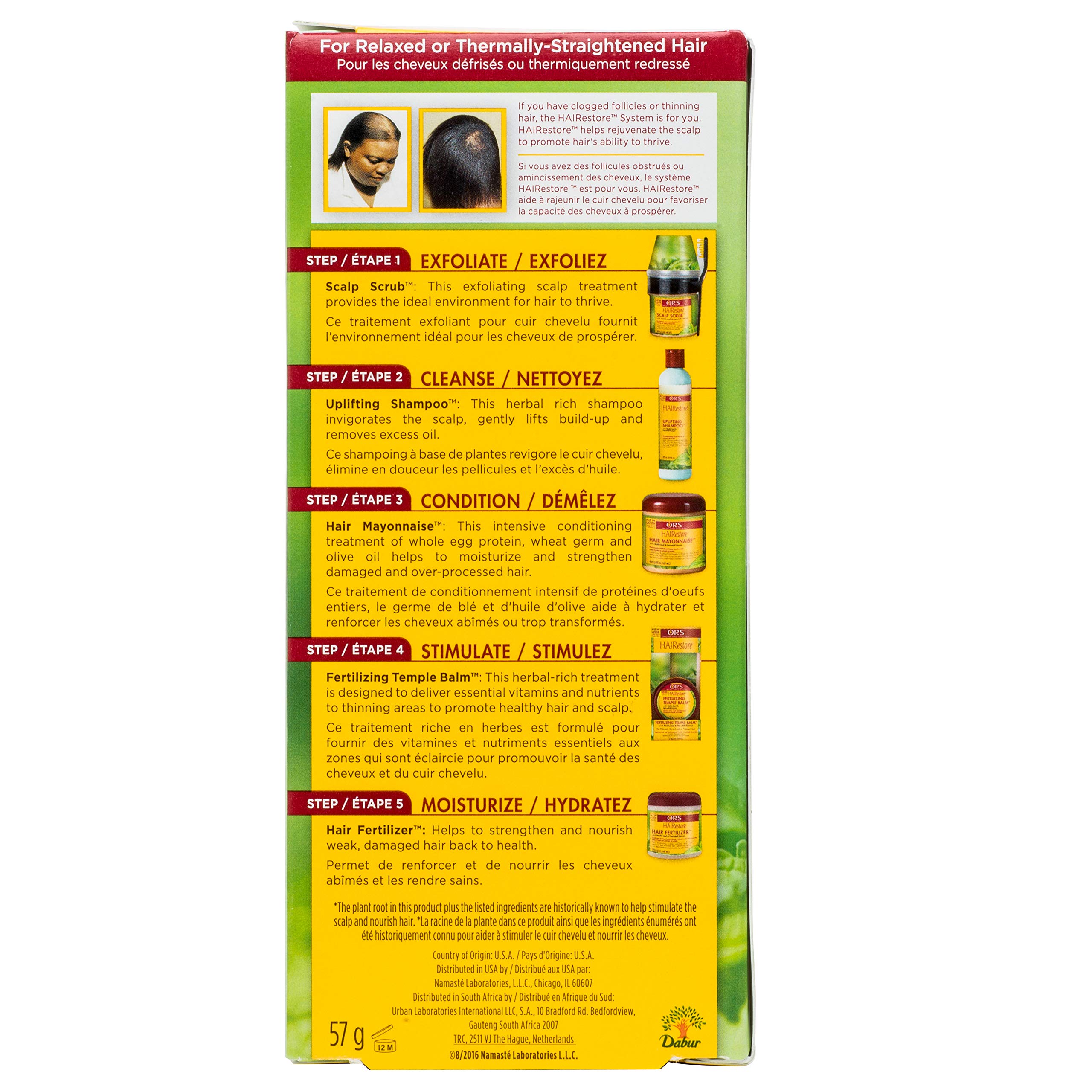 ORS Fertilizing Temple Balm - 2 oz | Hair Support for Temples & Thin Areas
