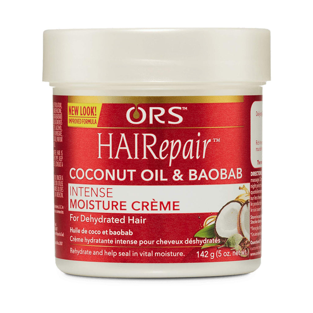 ORS HAIRepair Coconut Oil & Baobab Intense Moisture Creme for Dehydrated Hair - 5 oz