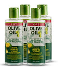 ORS Olive Oil Anti-Frizz Glossing Hair Polisher 6.0 Ounce (Pack of 4) | Shine, Frizz Control & Hydration