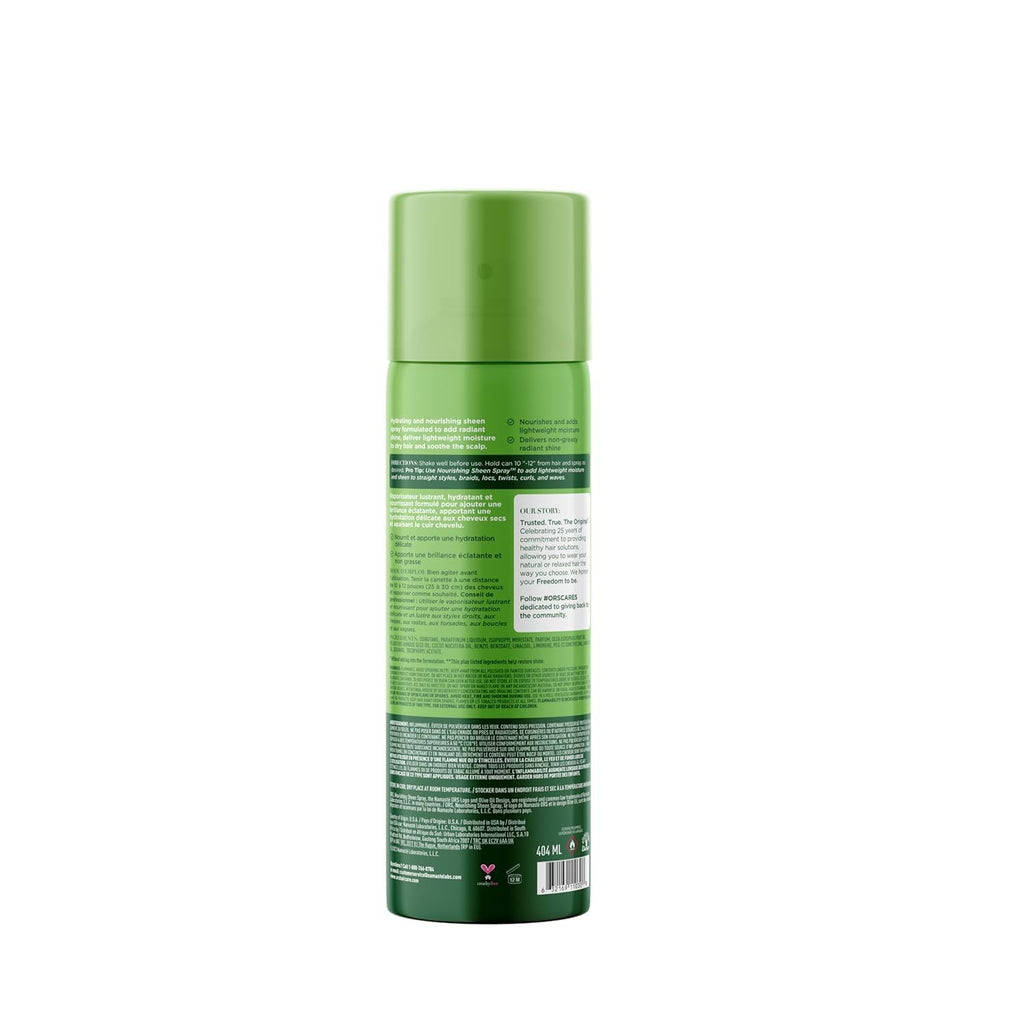 ORS Olive Oil Nourishing Sheen Spray with Coconut Oil – 10 oz (Pack of 4)