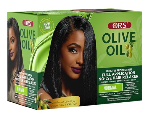 ORS Olive Oil Built-In Protection No-Lye Hair Relaxer — Normal Strength (Pack of 4)