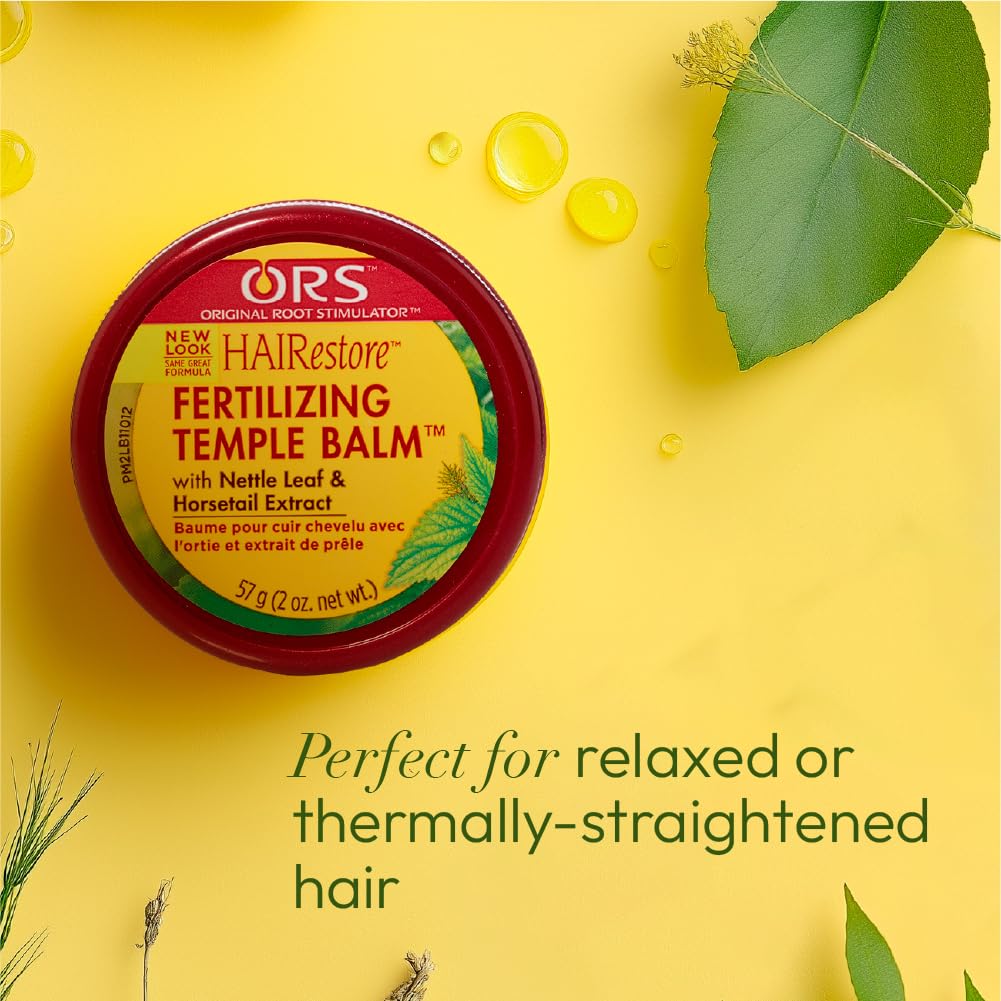 ORS Fertilizing Temple Balm - 2 oz | Hair Support for Temples & Thin Areas
