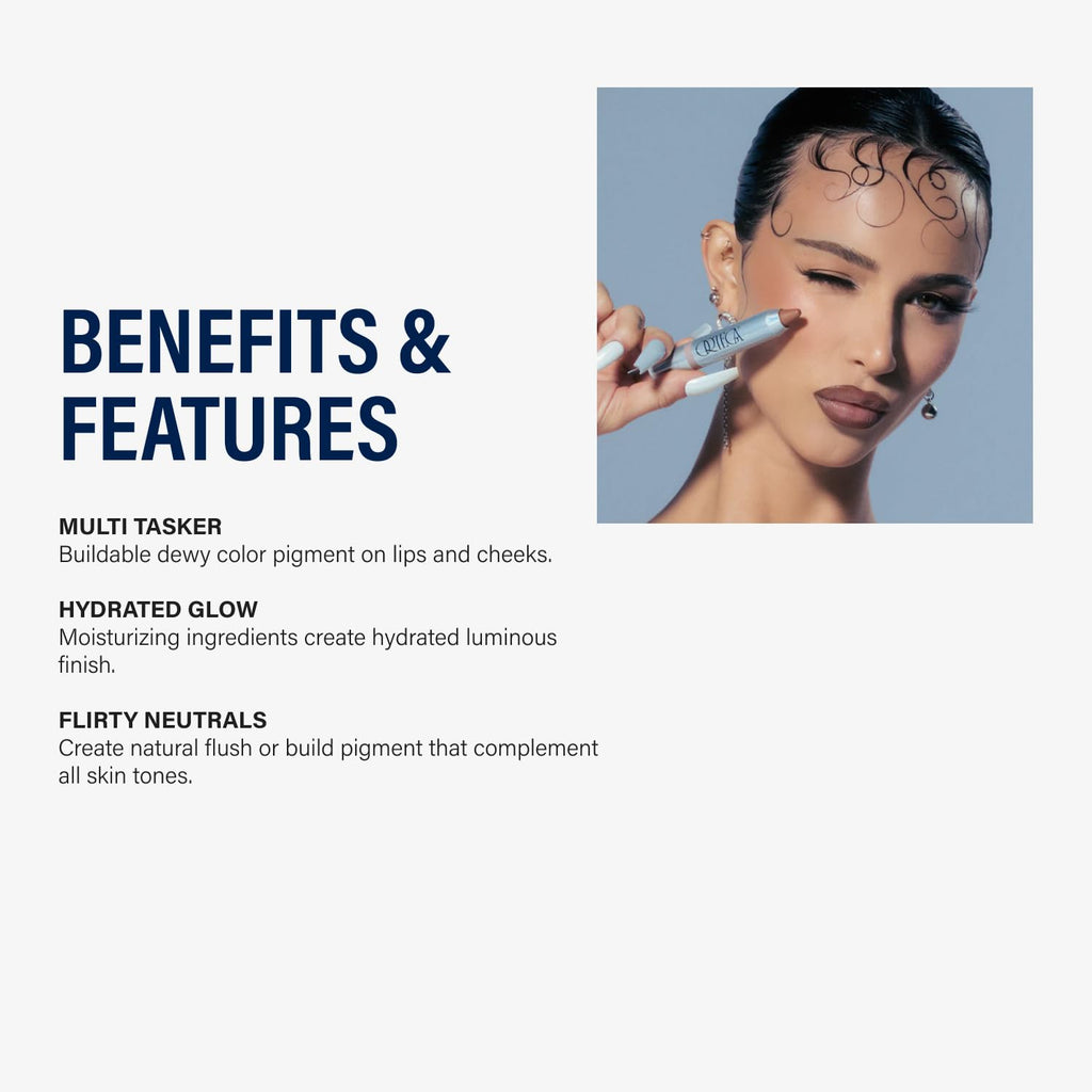 Ortega Beauty Color Stick by Etienne – Lightweight, Buildable Cheek & Lip Tint