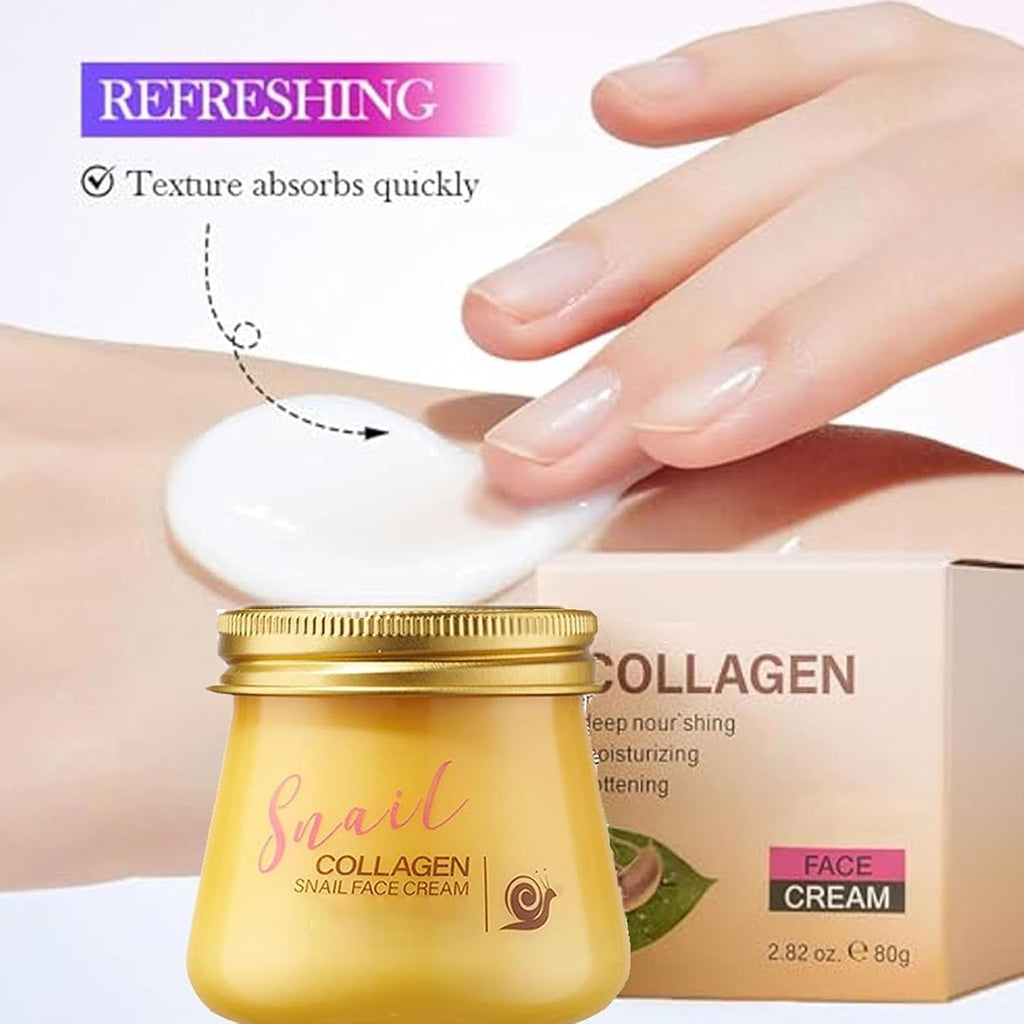 OSFRIAGE Snail Collagen Cream – Anti-Wrinkle & Rejuvenating Moisturizer for Women (2PCS)