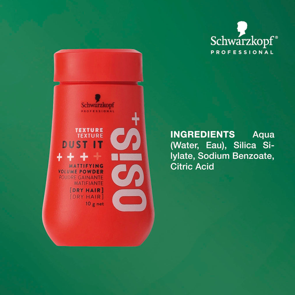 OSiS+ Dust It Matte Volume Powder 0.35 oz (3 Pack) – Long-Lasting Hold & Texture
