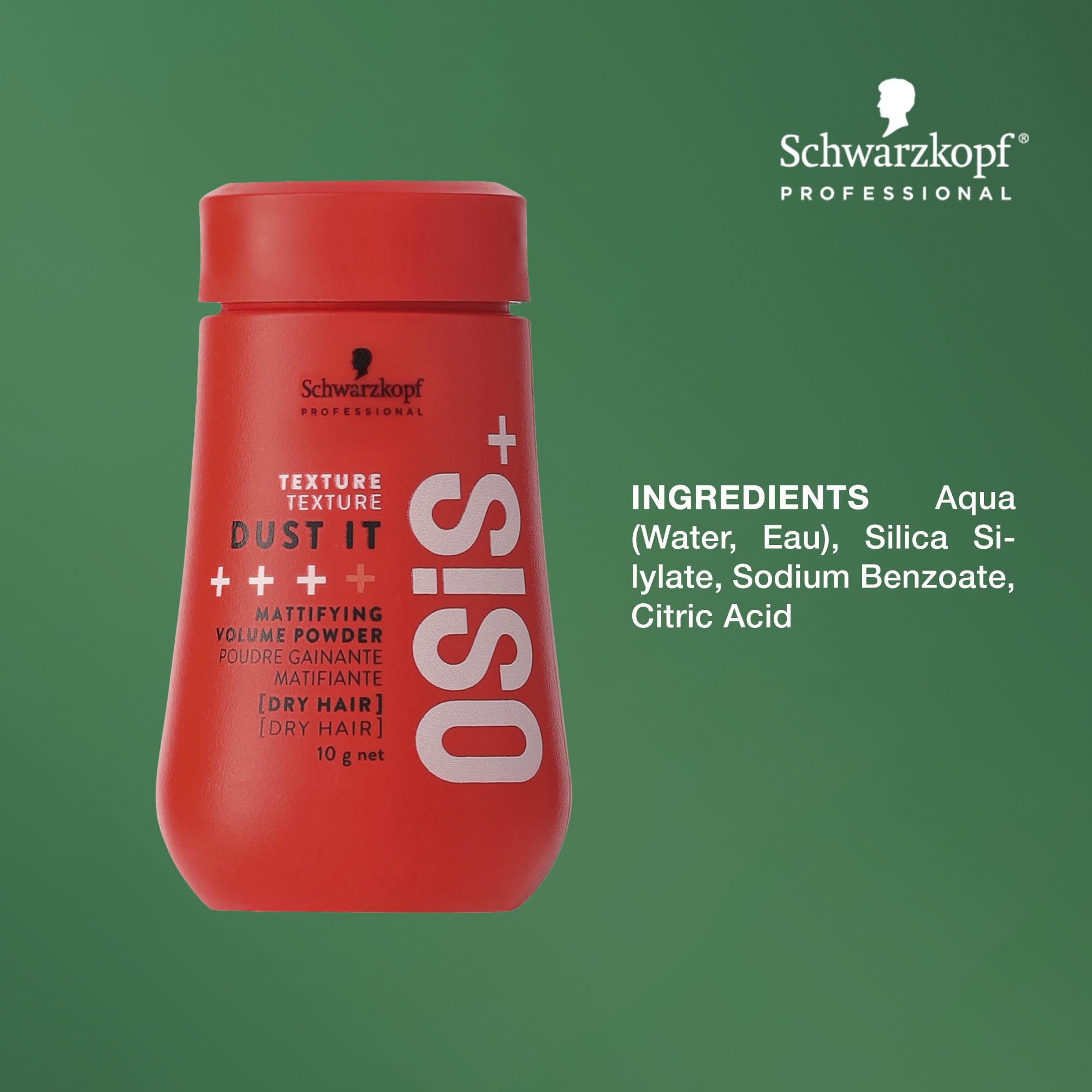 OSiS+ Dust It Matte Volume Powder 0.35 oz (3 Pack) – Long-Lasting Hold & Texture