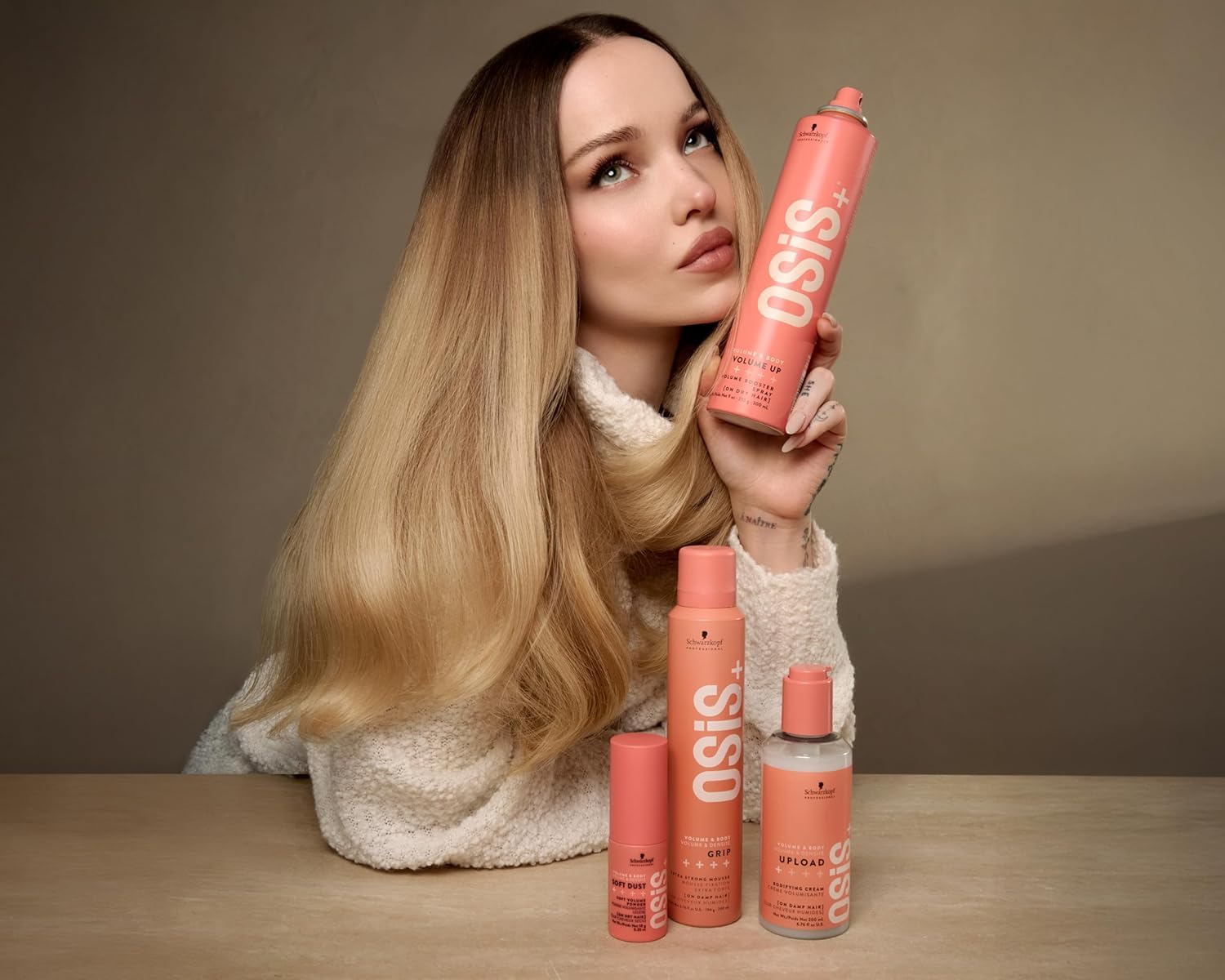 OSiS+ Grip Extreme Hold Mousse – 2 Pack, Maximum Volume, Extra Strong Hold, Natural Shine