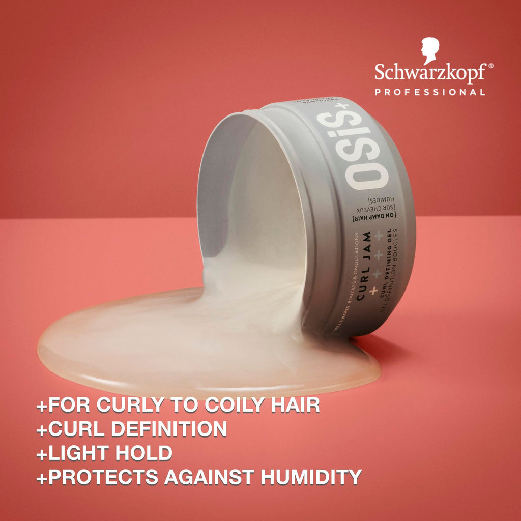 OSiS+ Curl Jam Moisturizing Defining Curl Gel – 10 oz (2 Pack) | Non-Stiff, Non-Crunchy for All Curl Types