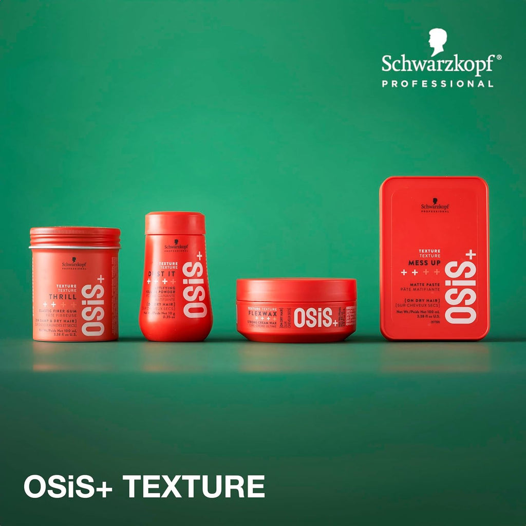 OSiS+ Thrill Fibre Gum – Medium Hold Texturizing Styler (2 Pack) | Shine & Separation