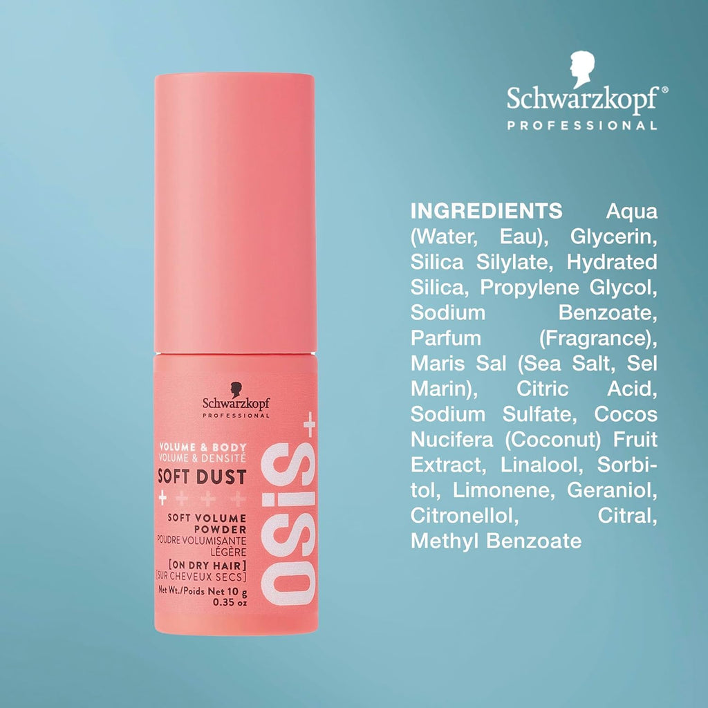 OSiS+ Soft Dust 0.7 oz (2 Pack) – Root Lift Powder for Texture & Shine