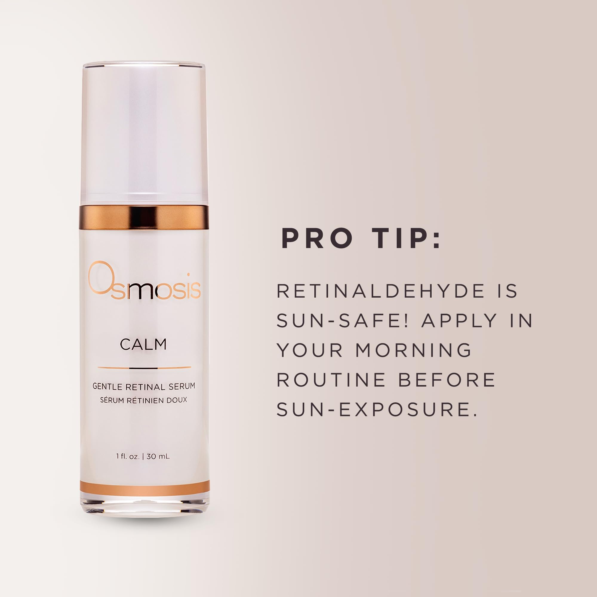 OSMOSIS CALM Gentle Retinal Facial Serum with Soothing Vitamin A for Sensitive Skin