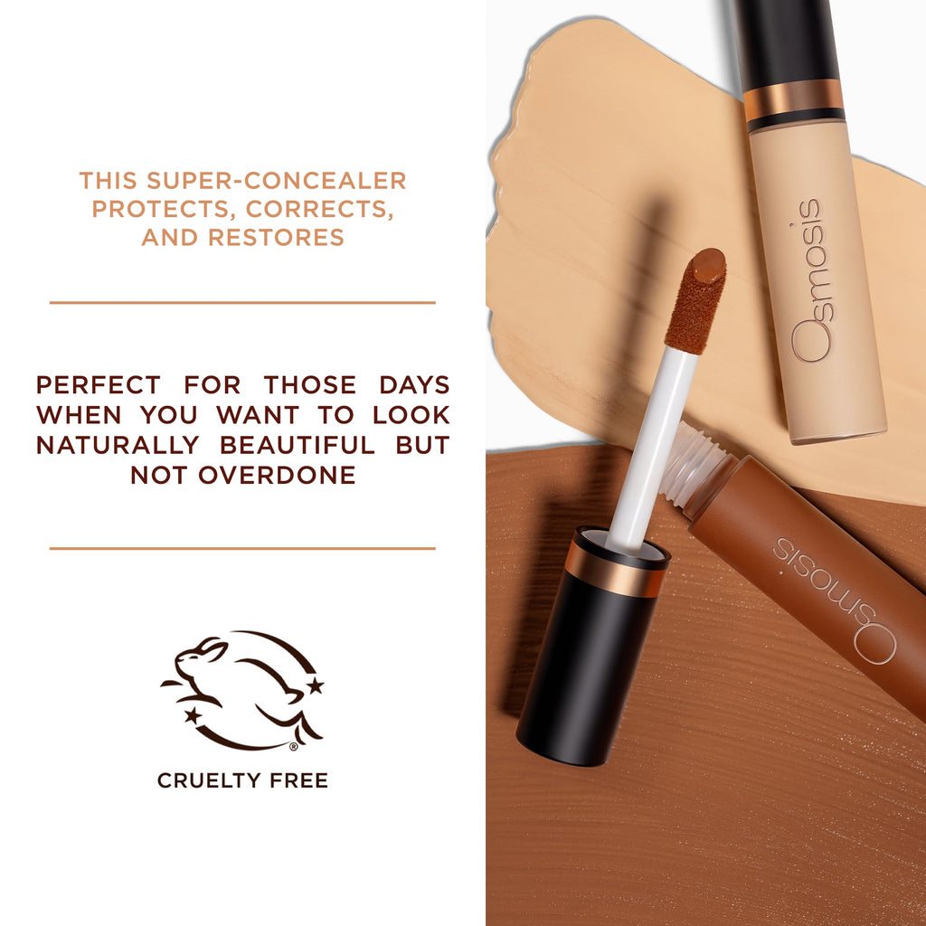 Osmosis Flawless Concealer – Lightweight, Medium to Full Coverage, Natural Matte Finish | Java 0.47 oz