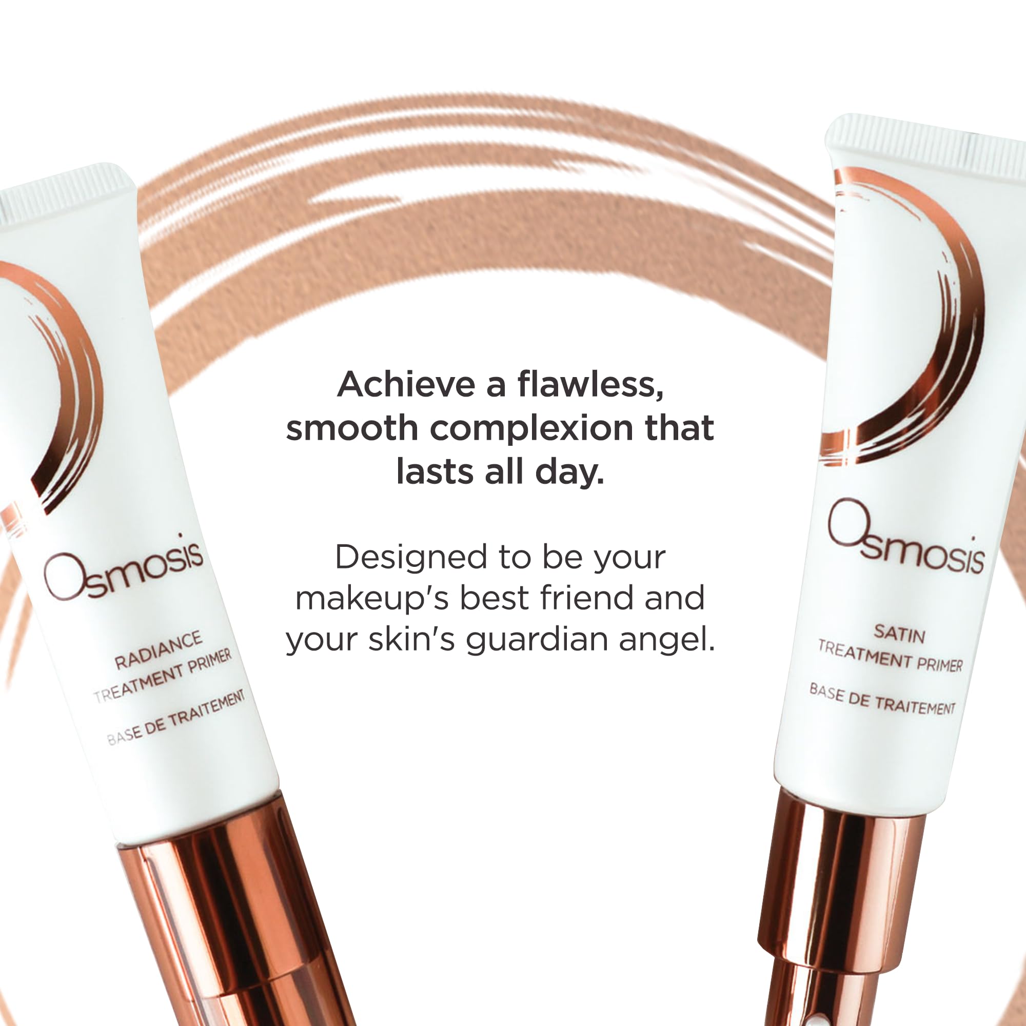 OSMOSIS Satin Treatment Primer – Semi-Matte Makeup Base for All Skin Types | 1 Fl Oz