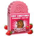 Otter Co Kids Strawberry Conditioner Bar – Tear-Free, Organic, Sulfate-Free for Sensitive Hair | USA Made