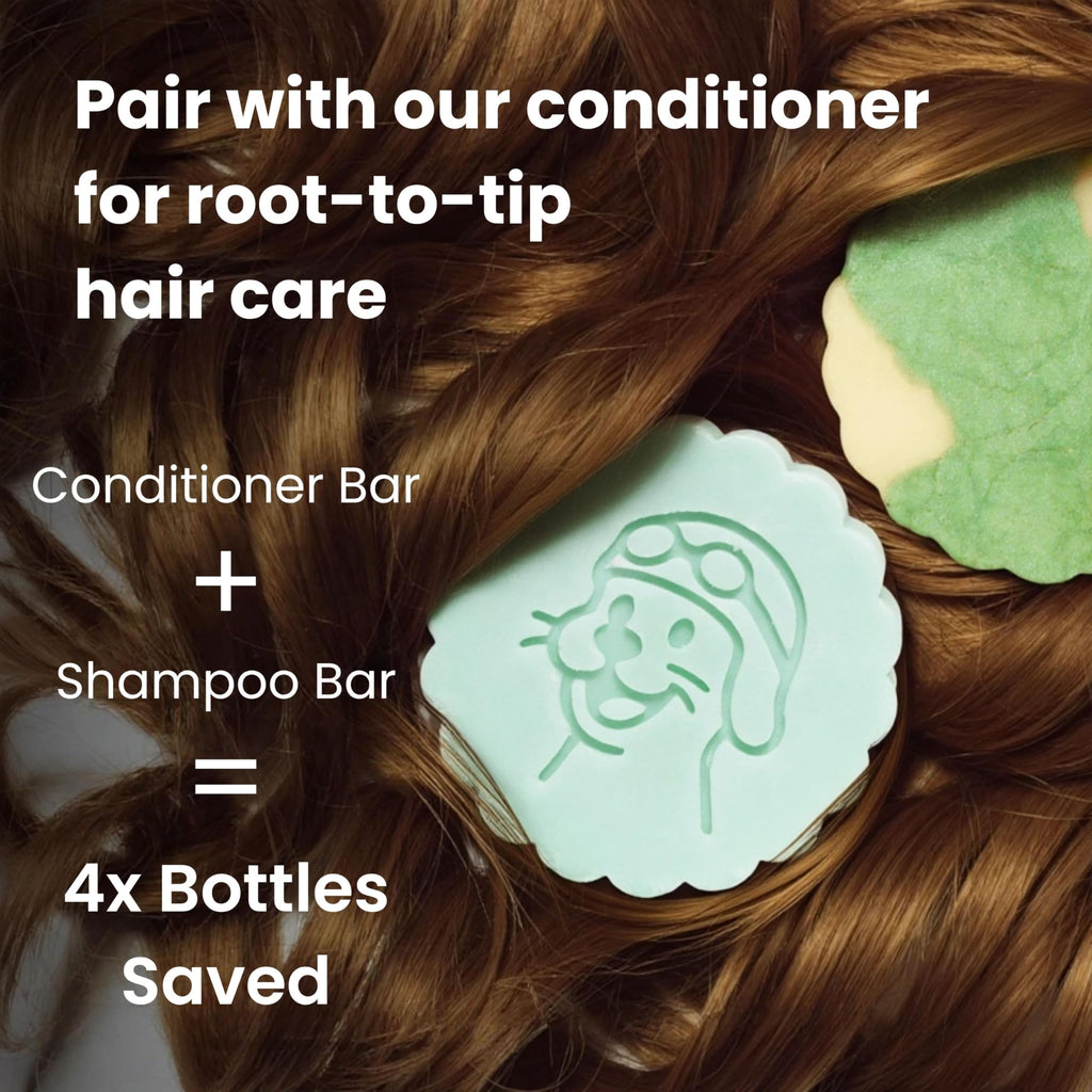 Otter Co Tea Tree & Rosemary Volumizing Conditioner Bar - Vegan, Sulfate Free, Non-Toxic, Made in USA