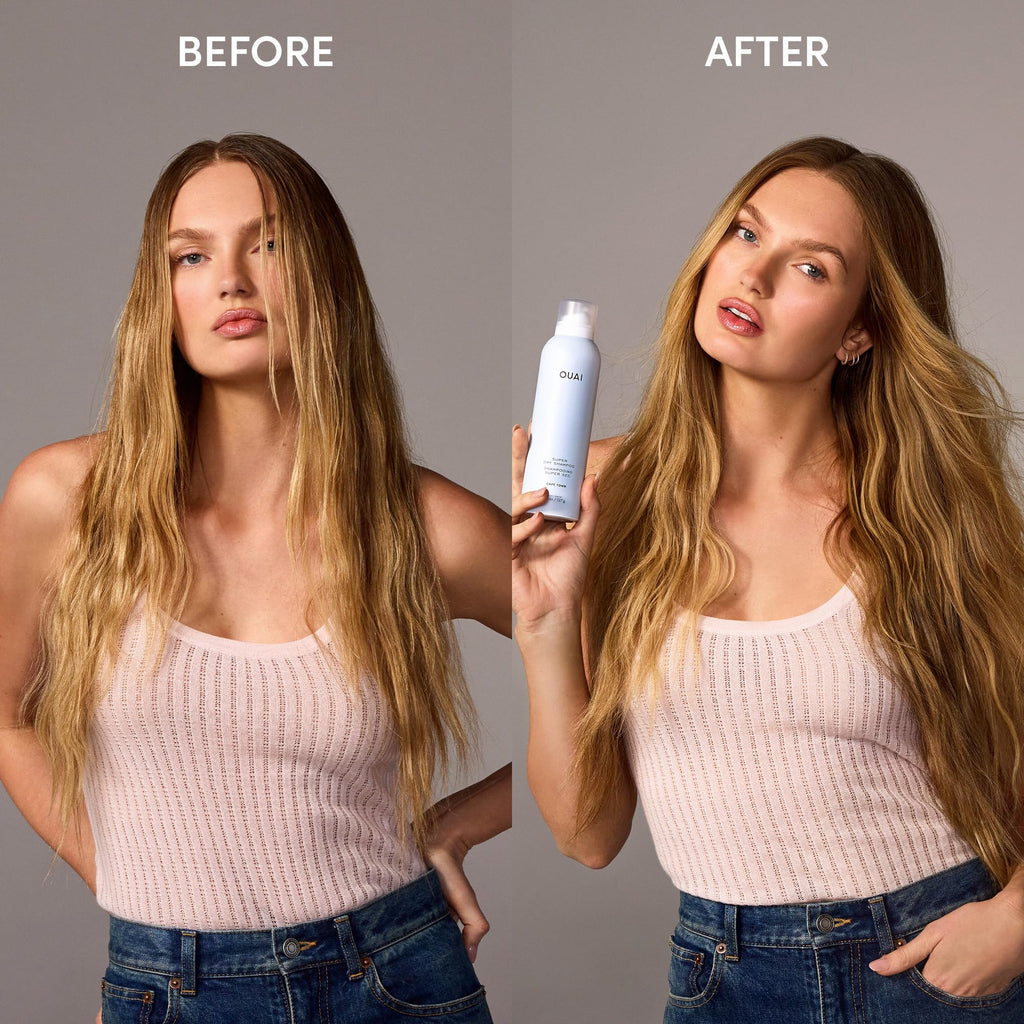 OUAI Super Travel Size Dry Shampoo – Cape Town (2 oz) | Absorbs Oil, Sweat & Dirt