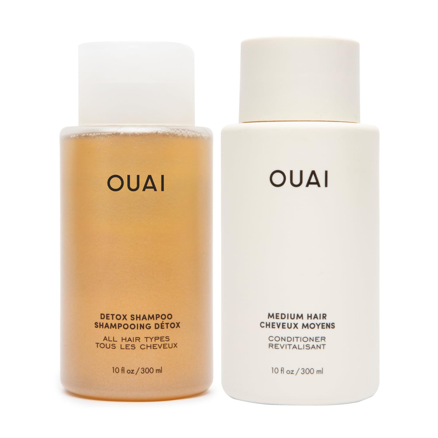 OUAI Detox Shampoo & Medium Hair Conditioner Bundle — Clarifying + Hydrating Duo