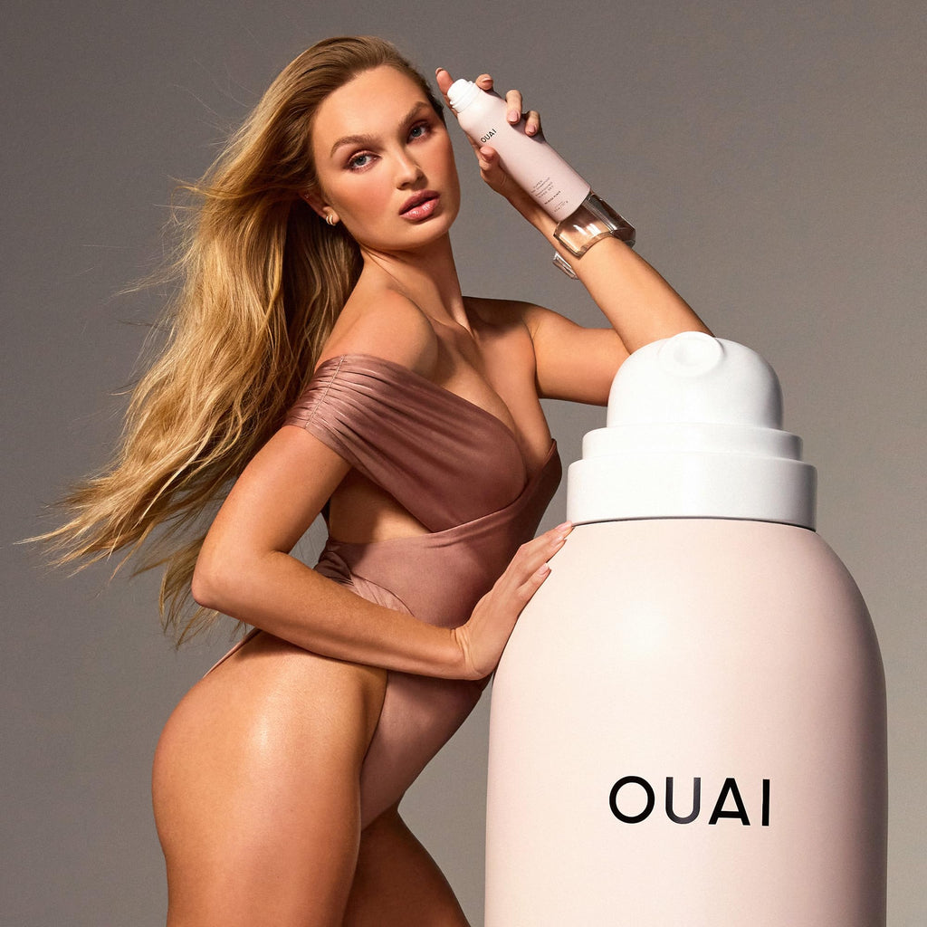 OUAI Super Dry Shampoo – Volumizing, Oil & Sweat Absorption with Seamless Blend & Melrose Place Scent (4.5 oz)